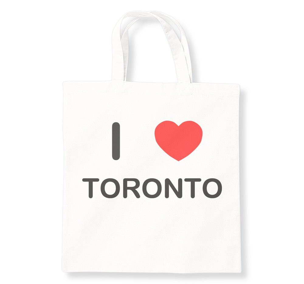 Bolso de compras Toronto I Love de algodón reutilizable - Imagen 7 de 8