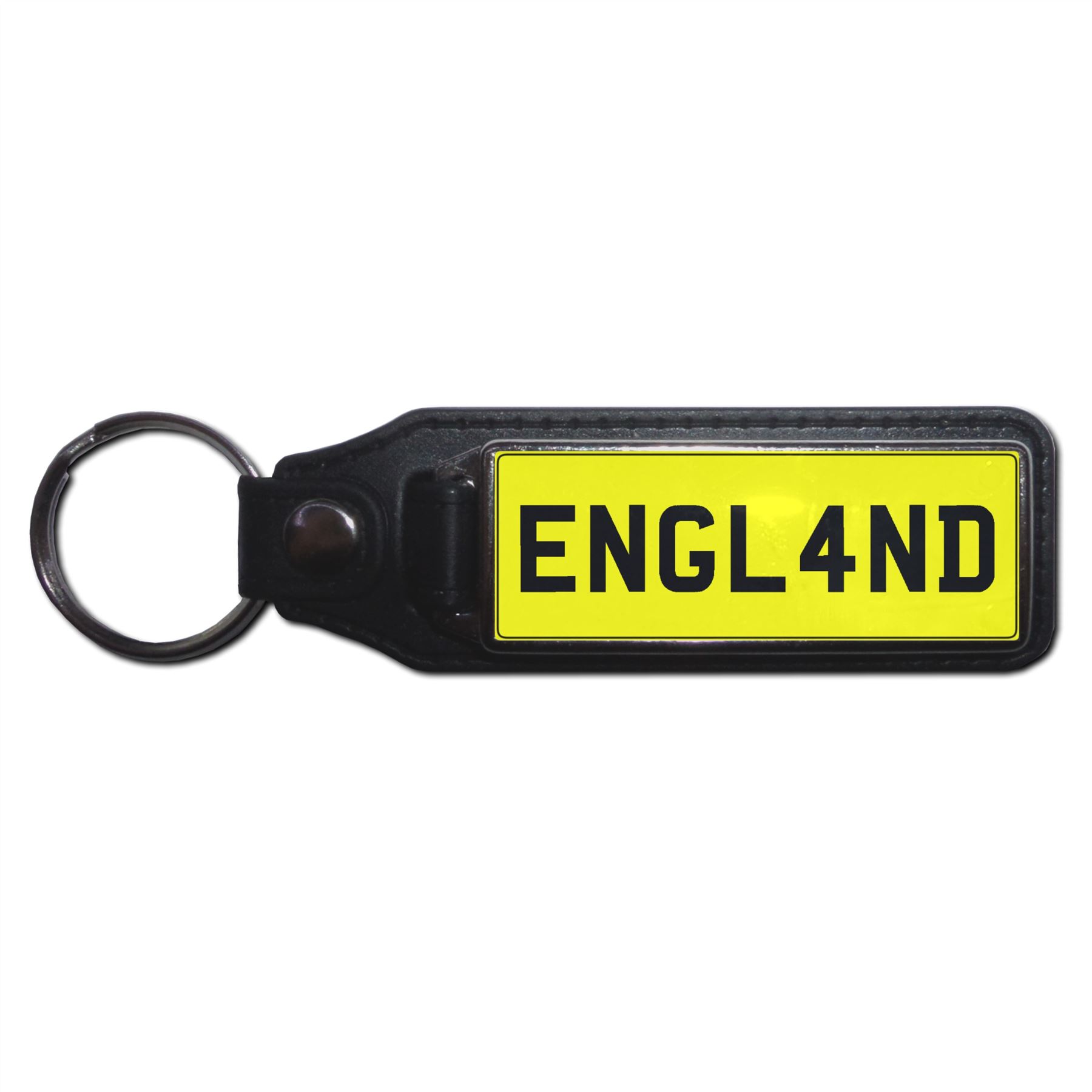ENGLAND - UK Number Plate Key Ring | Choose Medallion / Plastic / Metal - Picture 5 of 8