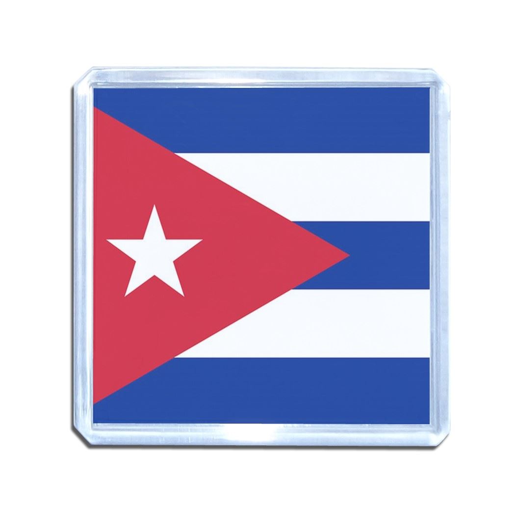 Cuba Flag Plastic Fridge Magnet (S, M, L, XL) - Picture 9 of 10