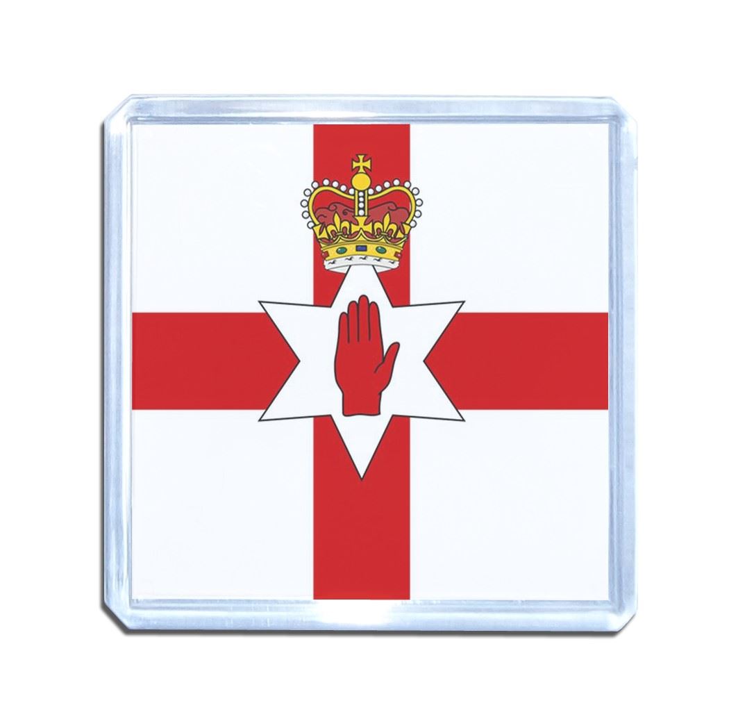 Northern Ireland Flag Plastic Fridge Magnet (S, M, L, XL) - Picture 9 of 10