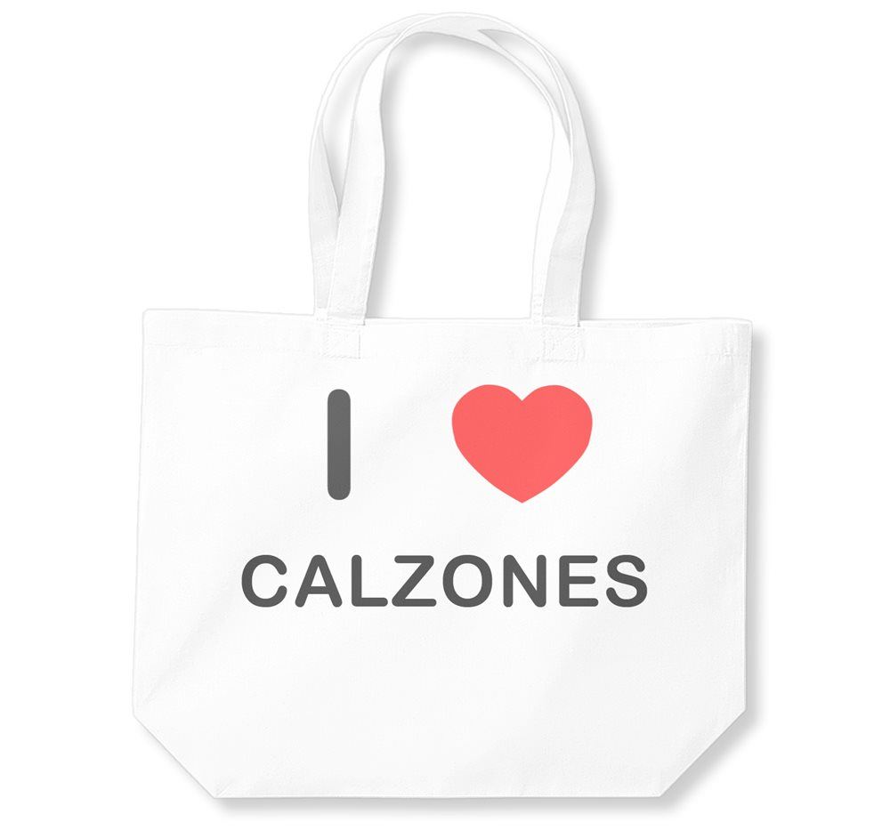 Calzones I Love Cotton Shopping Bag (Black, White, Natural) - Picture 7 of 8