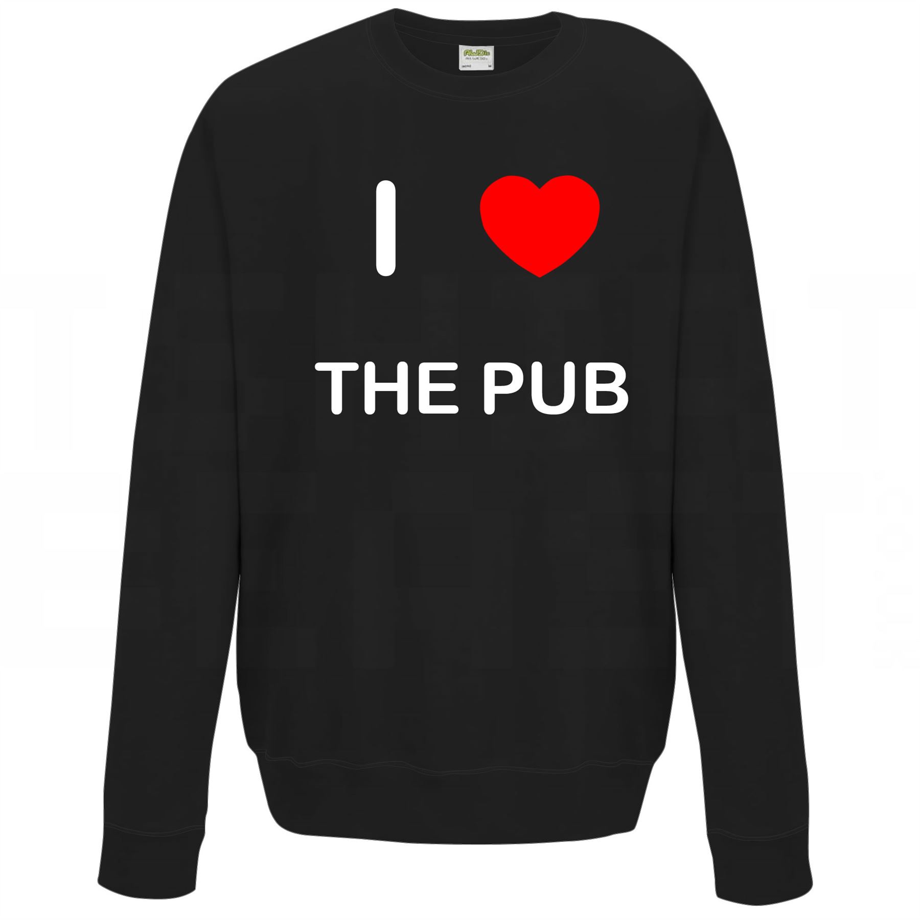 The Pub I Love Sweater Pullover Erwachsene Rundhals Langarm Sweatshirt - Bild 3 von 34