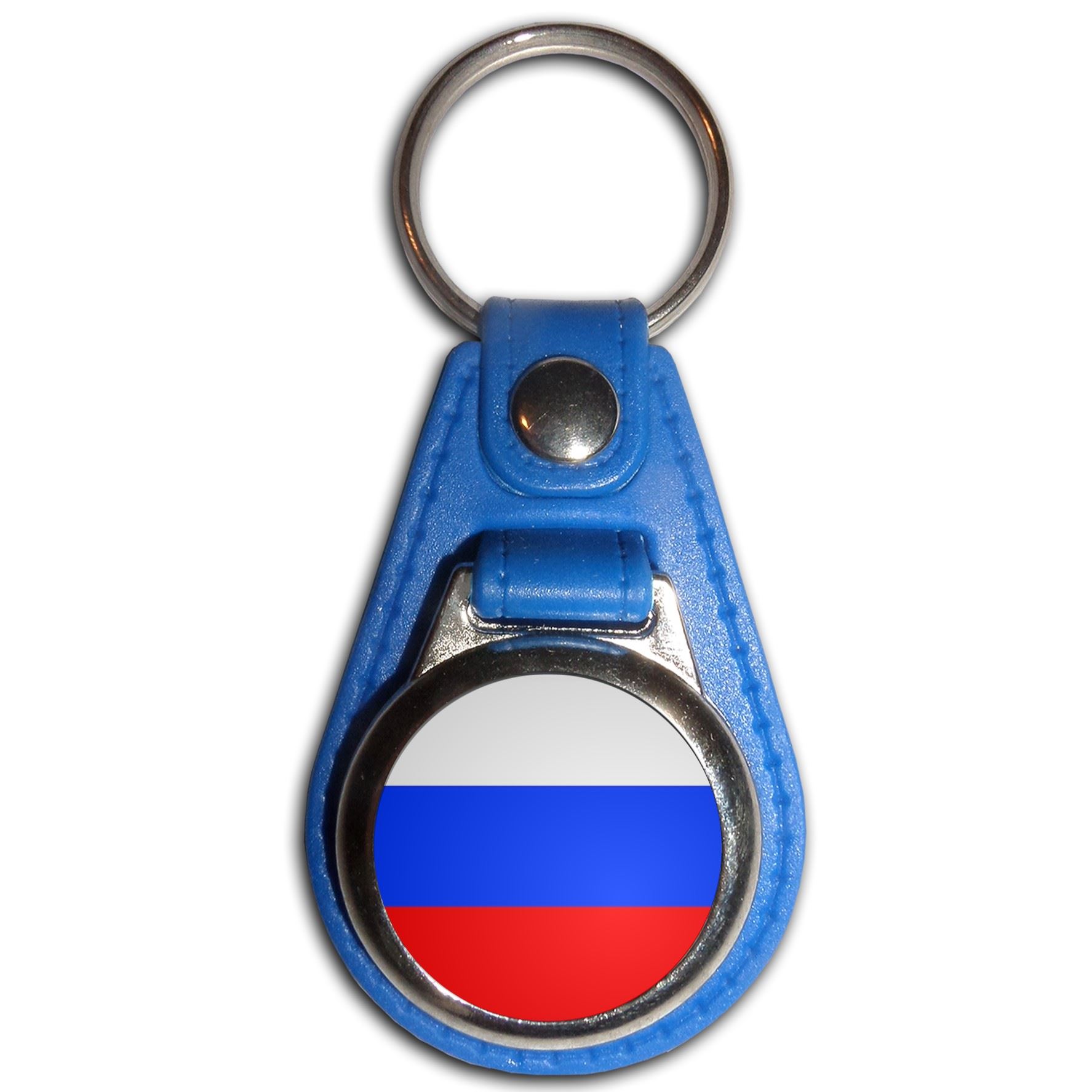 Schlüsselanhänger Russland Flagge Kunststoff Medaillon (61 mm x 38 mm) - Bild 5 von 12