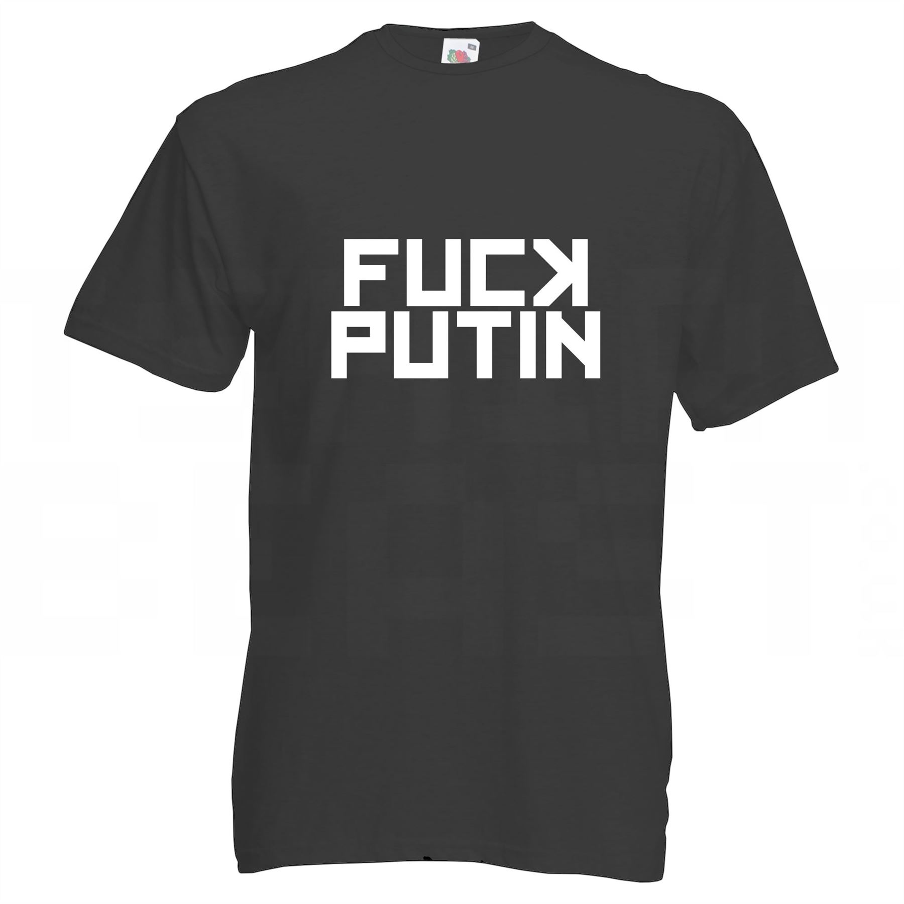 F*ck Putin T Shirt Tee Adult Crew Neck Short Sleeved - Picture 3 of 34