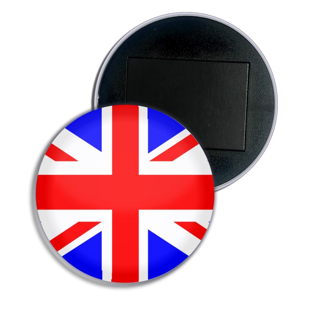 Union Jack UK Flagge Kühlschrankmagnet Knopf Abzeichen (25, 55 oder 77 mm) - Bild 4 von 4