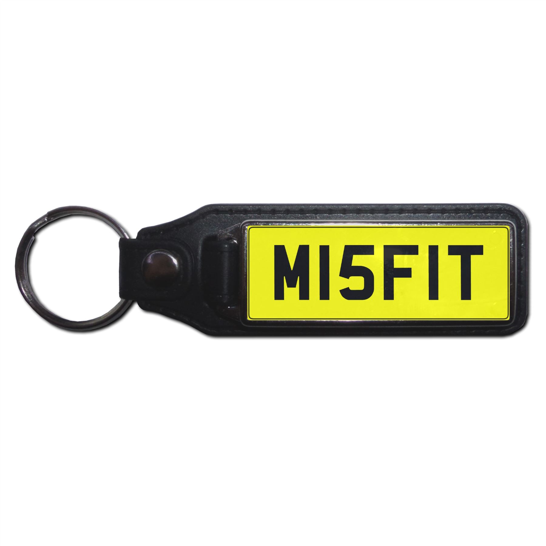 MISFIT - UK Number Plate Key Ring | Choose Medallion / Plastic / Metal - Picture 5 of 8