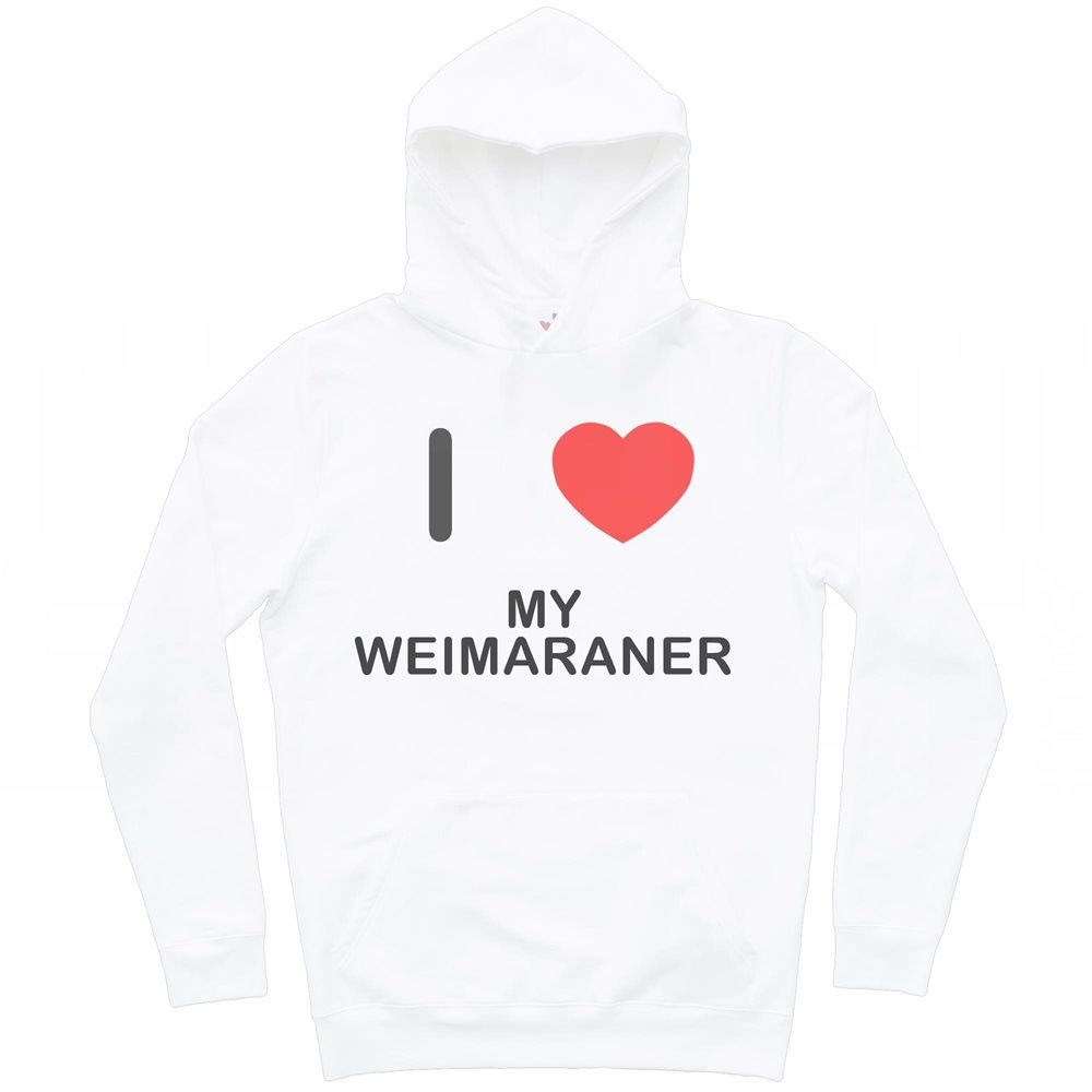 My Weimaraner I Love Sudadera con Capucha Pullover Adulto Manga Larga - Imagen 31 de 34