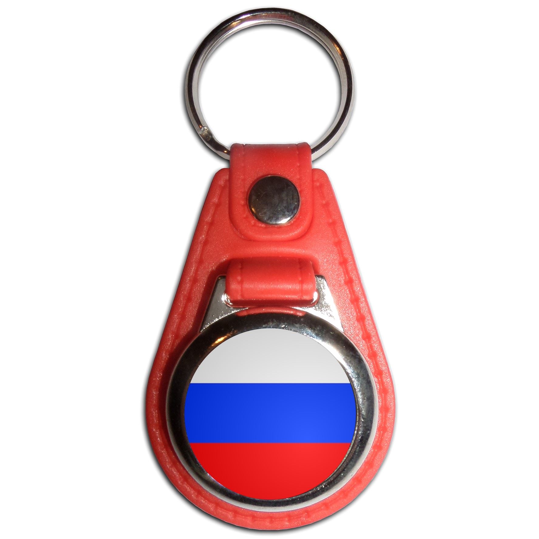 Schlüsselanhänger Russland Flagge Kunststoff Medaillon (61 mm x 38 mm) - Bild 9 von 12