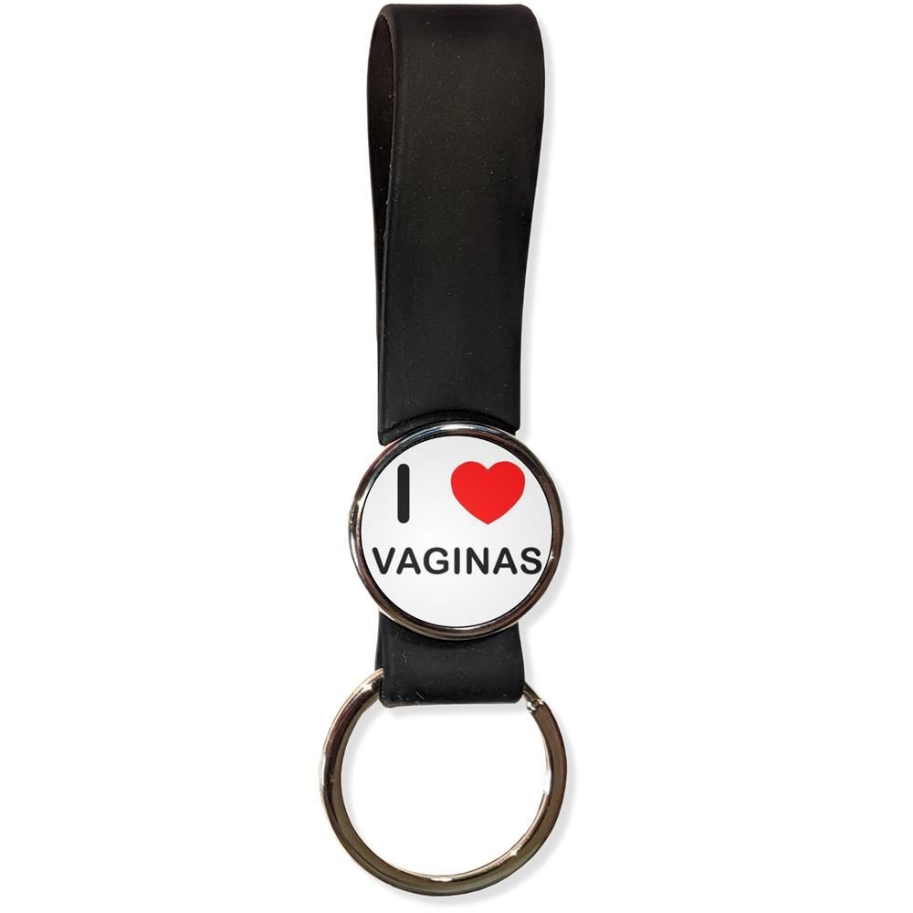 Vaginas I Love Schlüsselanhänger Silikonschlaufe (35 mm x 120 mm) - Bild 3 von 8