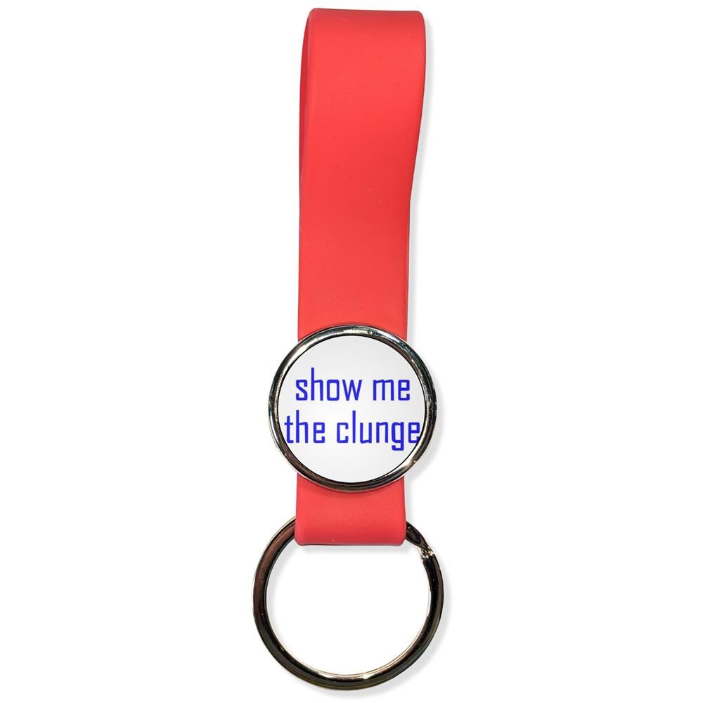 Show Me The Clunge Silicone Loop Key Ring (35mm x 120mm) - Picture 7 of 8