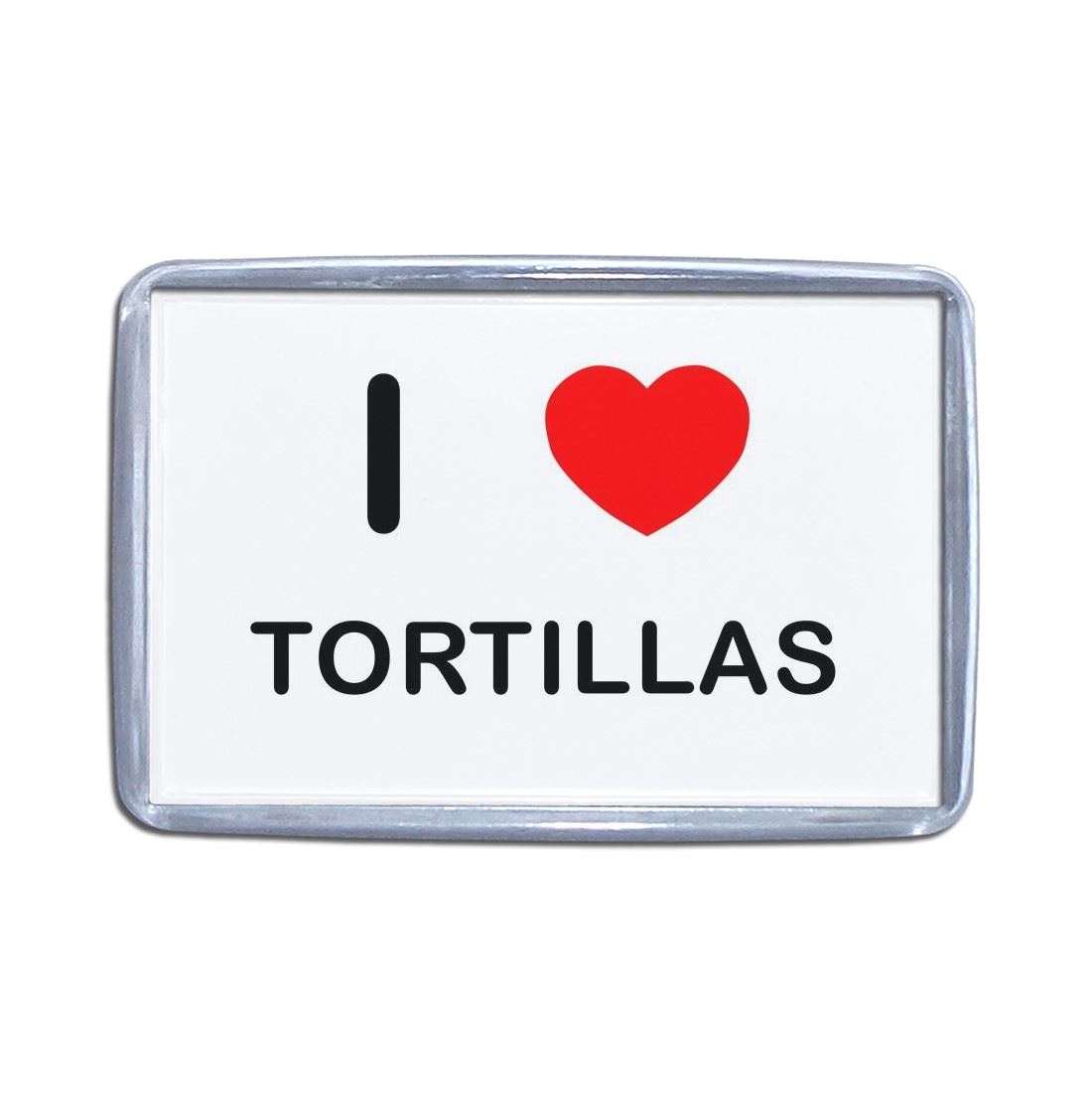 Tortillas I Love Heart Plastic Fridge Magnet (S, M, L, XL) - Picture 7 of 10