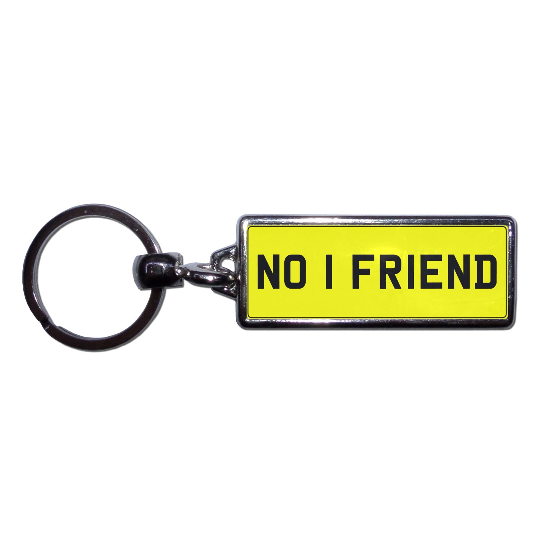 NO 1 FRIEND - UK Number Plate Key Ring | Choose Medallion / Plastic / Metal - Picture 7 of 8