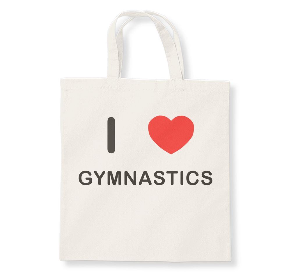 Bolso de Mano Gimnasia I Love Bolso de Compras de Algodón Reutilizable - Imagen 3 de 8