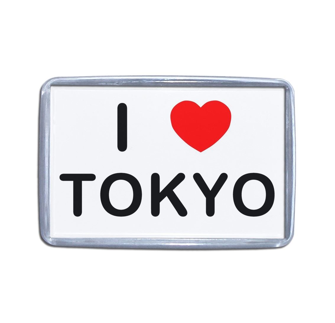 Tokyo I Love Herz Kunststoff Kühlschrankmagnet (S, M, L, XL) - Bild 7 von 10