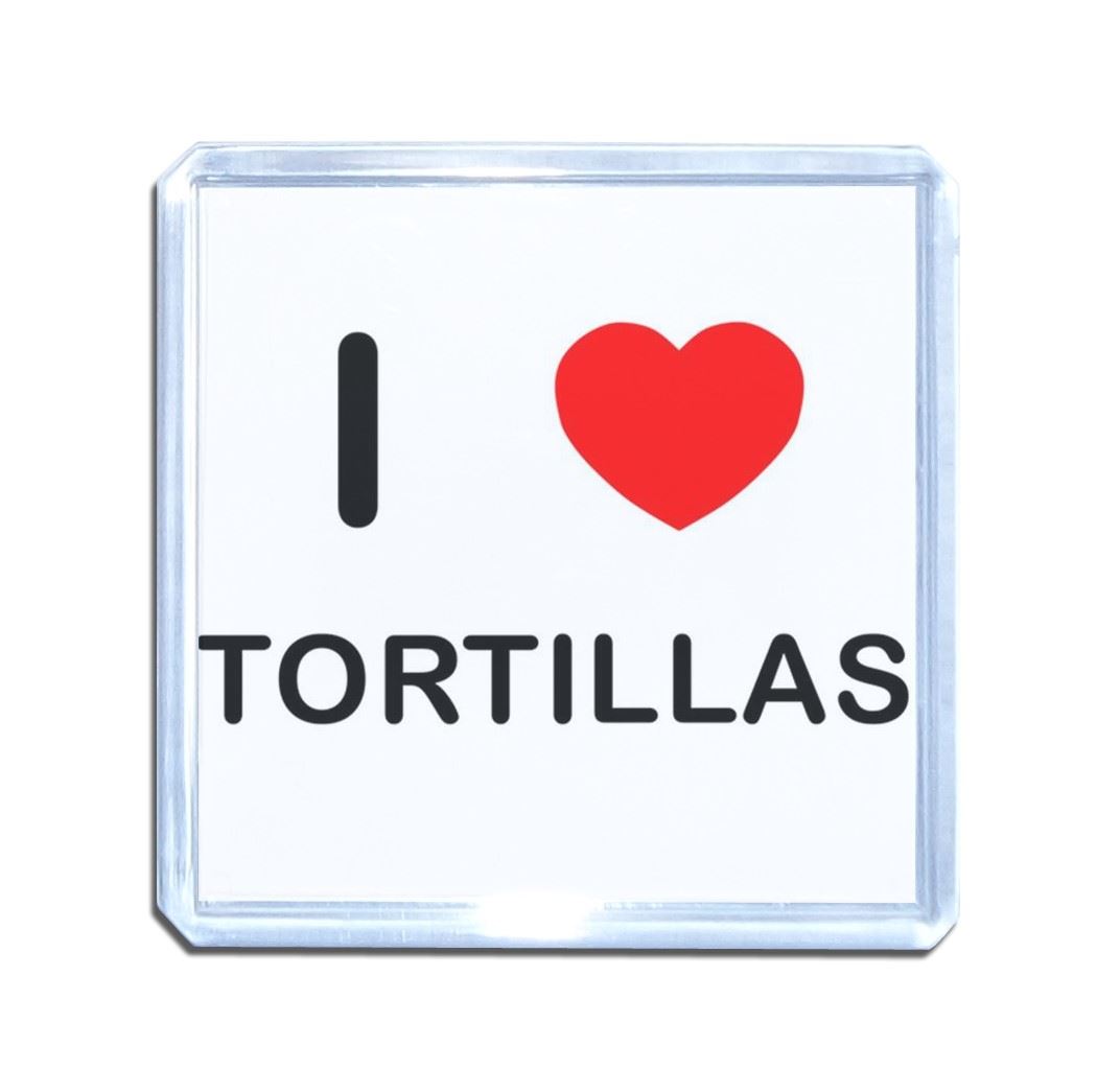 Tortillas I Love Heart Plastic Fridge Magnet (S, M, L, XL) - Picture 9 of 10