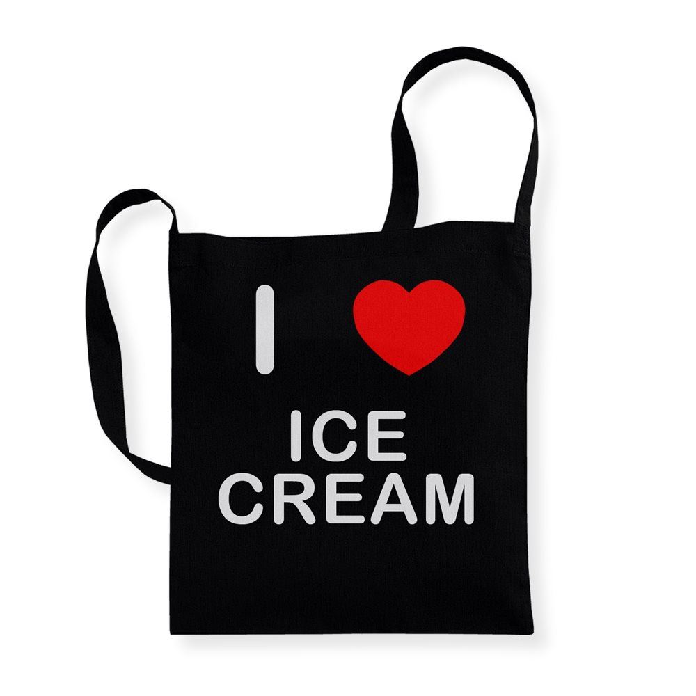 Bolsa de asa larga de algodón reutilizable Ice Cream I Love - Imagen 5 de 8