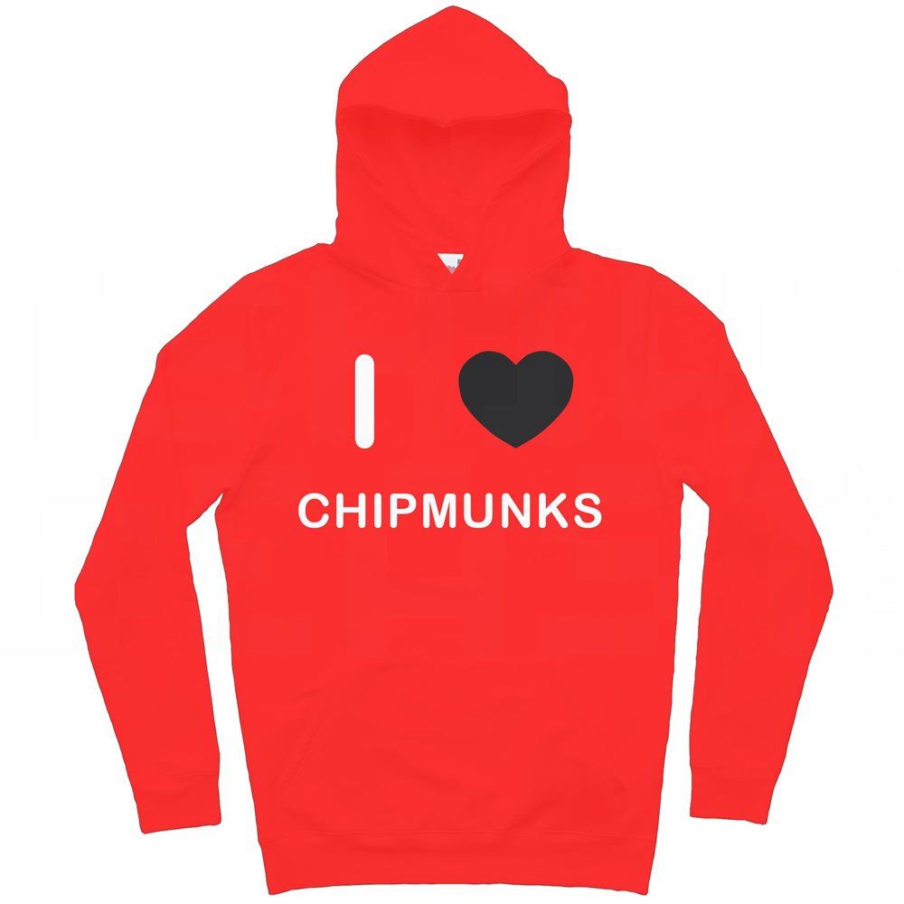 Sudadera con Capucha Ardillas I Love Adulto Manga Larga - Imagen 25 de 34