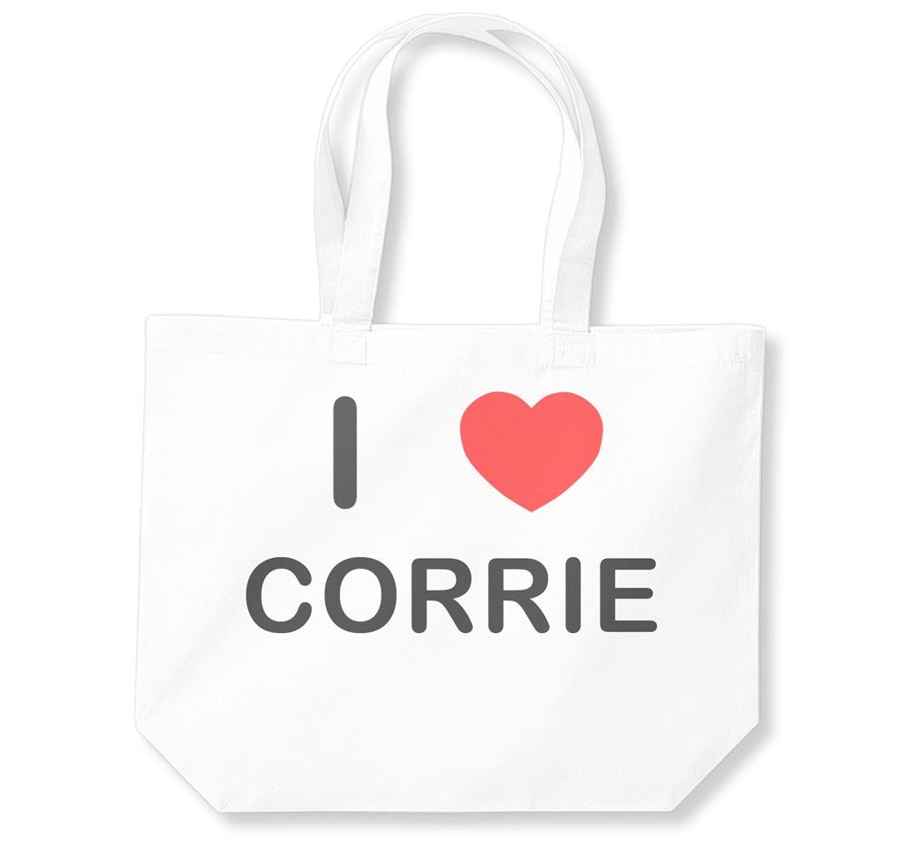 Borsa shopping Corrie I Love in cotone (nero, bianco, naturale) - Foto 7 di 8