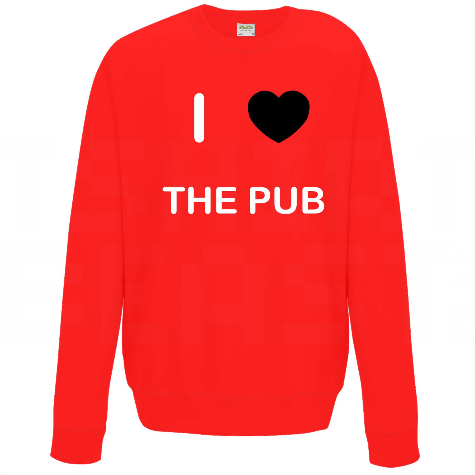 The Pub I Love Sweater Pullover Erwachsene Rundhals Langarm Sweatshirt - Bild 21 von 34