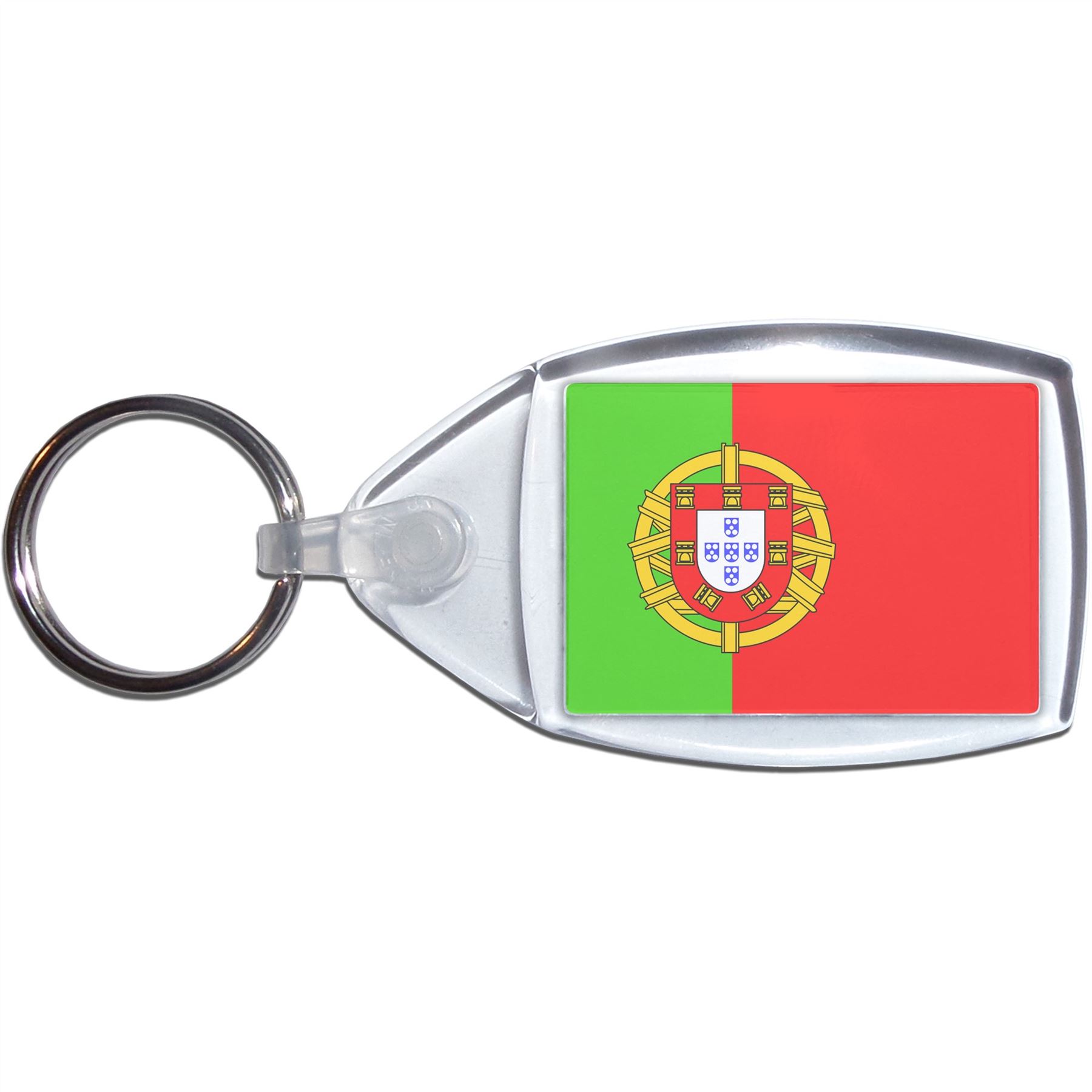 Llavero Bandera Portugal Plástico Transparente (S, M o L) - Imagen 7 de 8