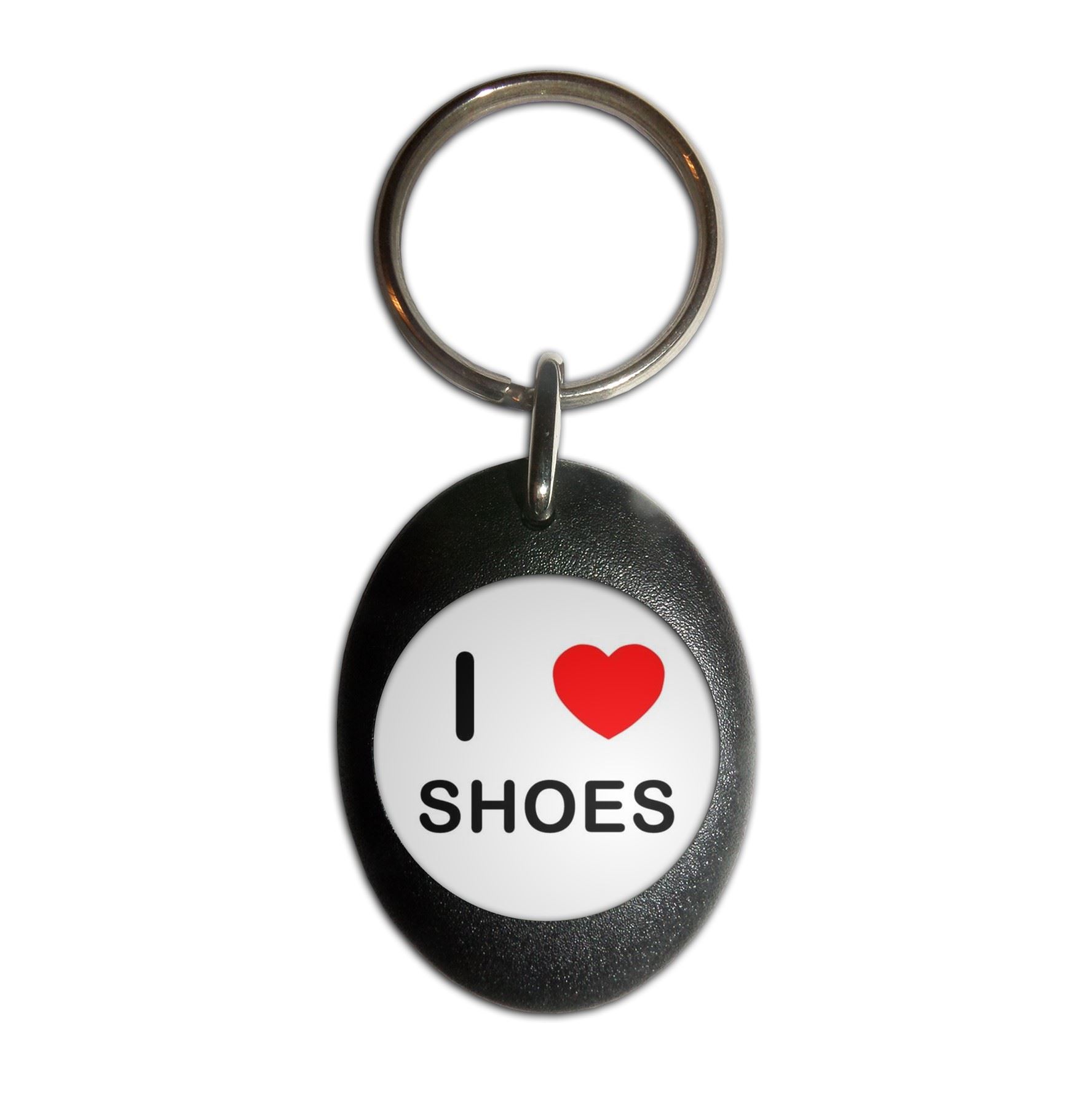 Shoes I Love Schlüsselanhänger Herz Kunststoff oval (43 mm x 32,5 mm) - Bild 3 von 10