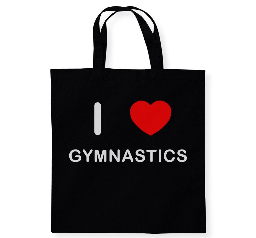 Bolso de Mano Gimnasia I Love Bolso de Compras de Algodón Reutilizable - Imagen 5 de 8