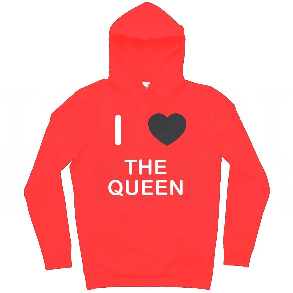 The Queen I Love Hoodie Pullover Adult Long Sleeved - Picture 23 of 34