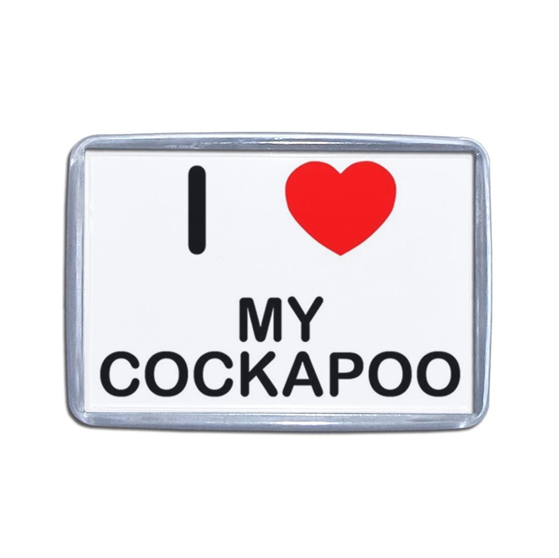 My Cockapoo Plastic Fridge Magnet (S, M, L, XL) - Picture 7 of 10