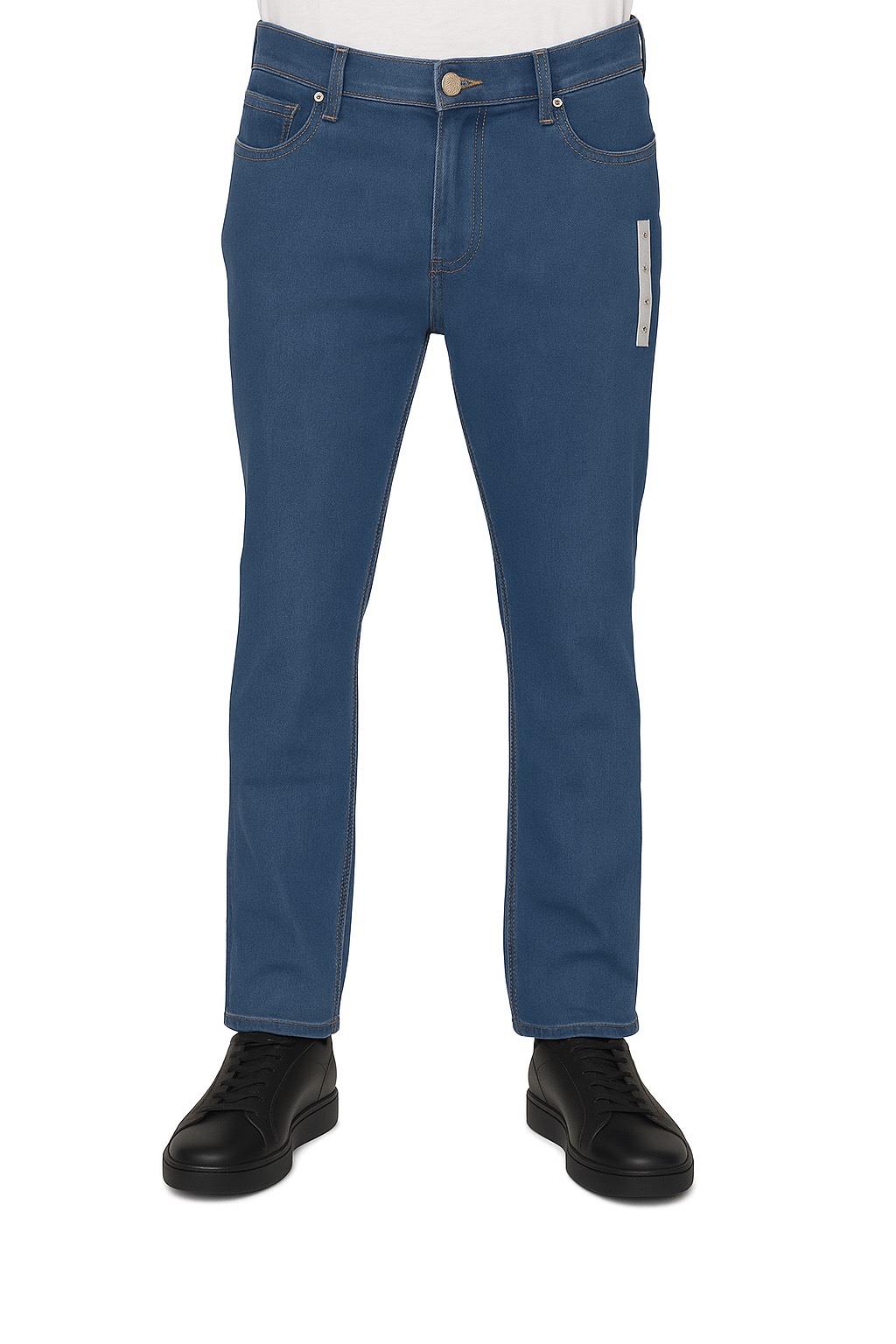 G72 Mens Stretchable Cotton Jeans, Slim Fit Casual Trousers for Men, W30 – W38