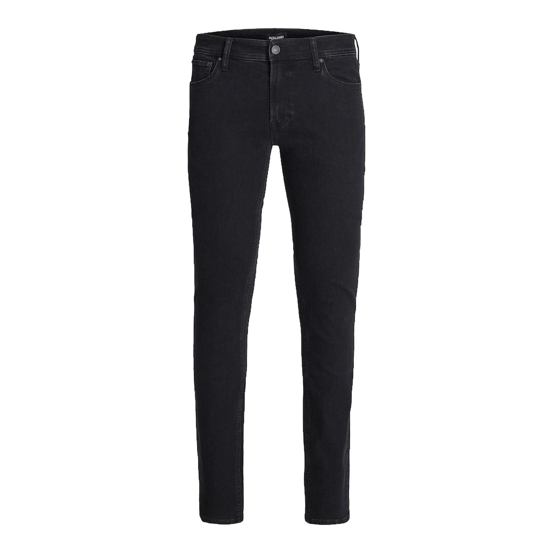 Jack & Jones Mens Black Jeans Comfort Fit Denim Pants for Men- 28 to 38 Waist - Picture 2 of 8