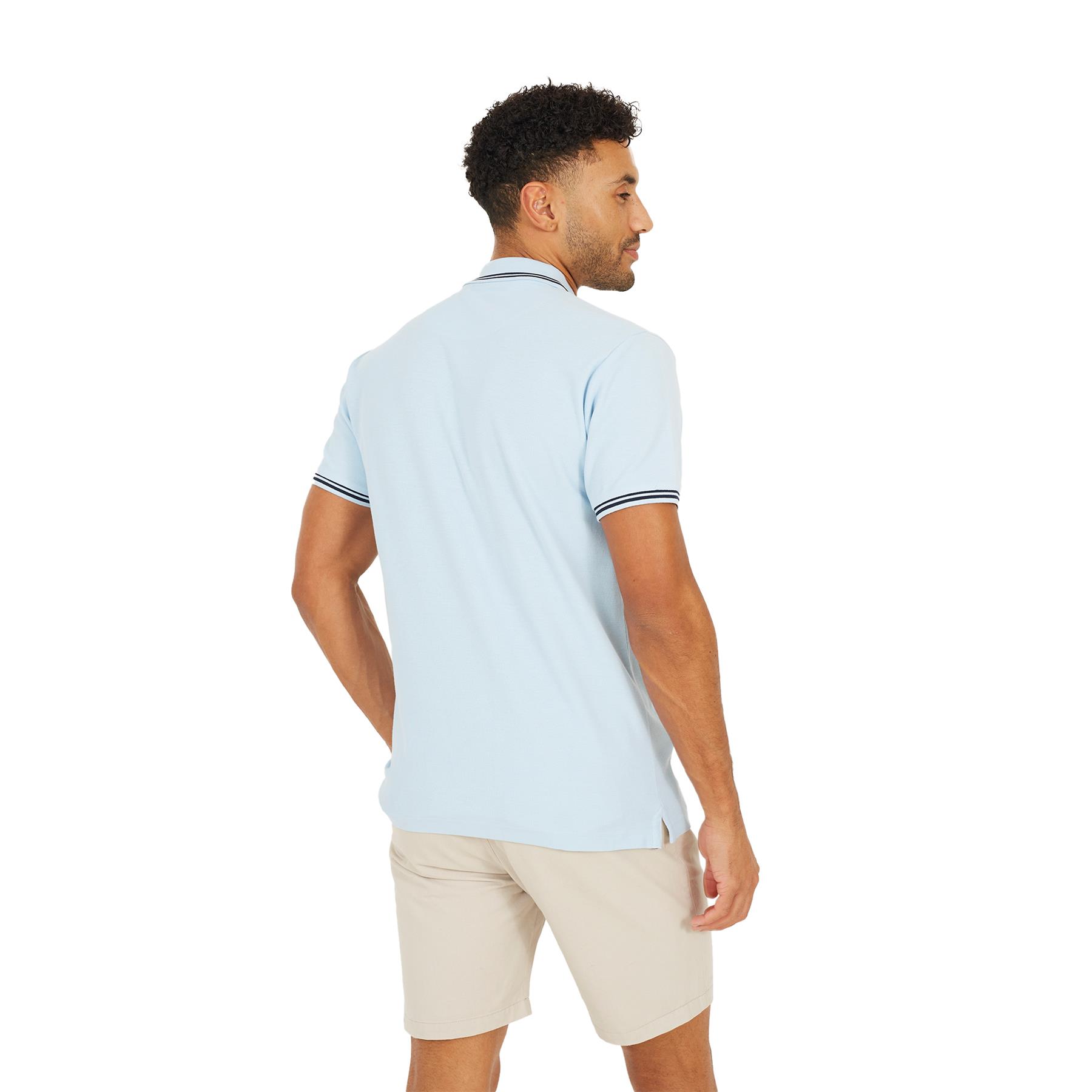 Brave Soul Mens Polo Shirt Short Sleeve 100% Cotton Polo Shirts for Men UK - Picture 31 of 33
