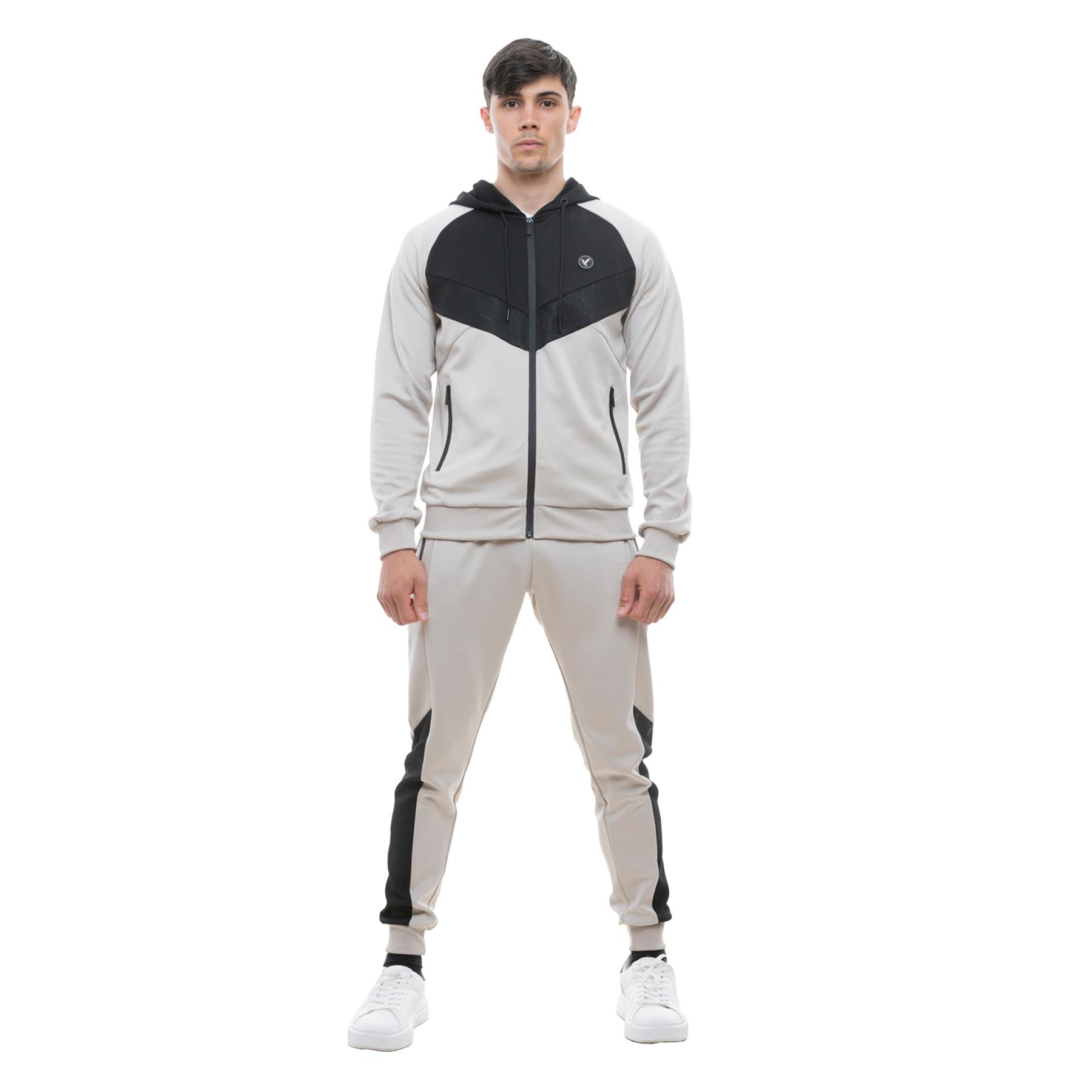 D-Rock Mens Full-Zip Tracksuit Set – Hoodie and Joggers Set (2 Piece), S to 2XL