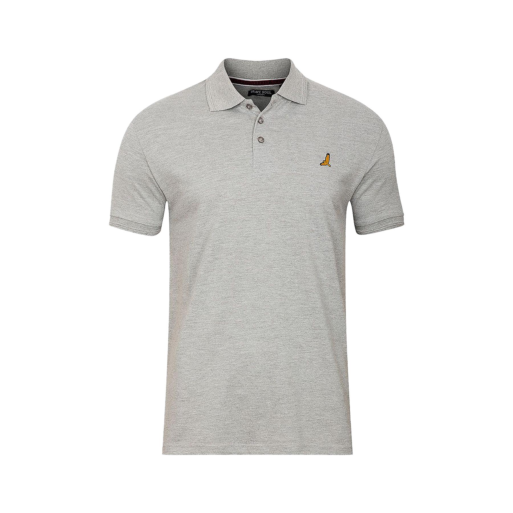 Brave Soul Polo Shirt Short Sleeve Sport Tee Top Regular Fit T-shirt for Men - Picture 14 of 14