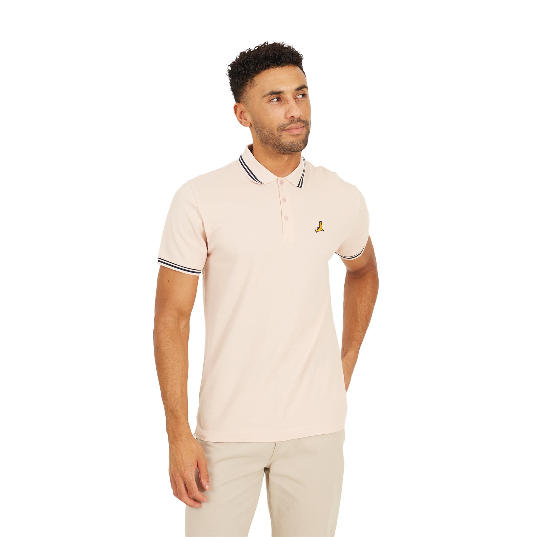Brave Soul Mens Polo Shirt Short Sleeve 100% Cotton Polo Shirts for Men UK - Picture 2 of 33