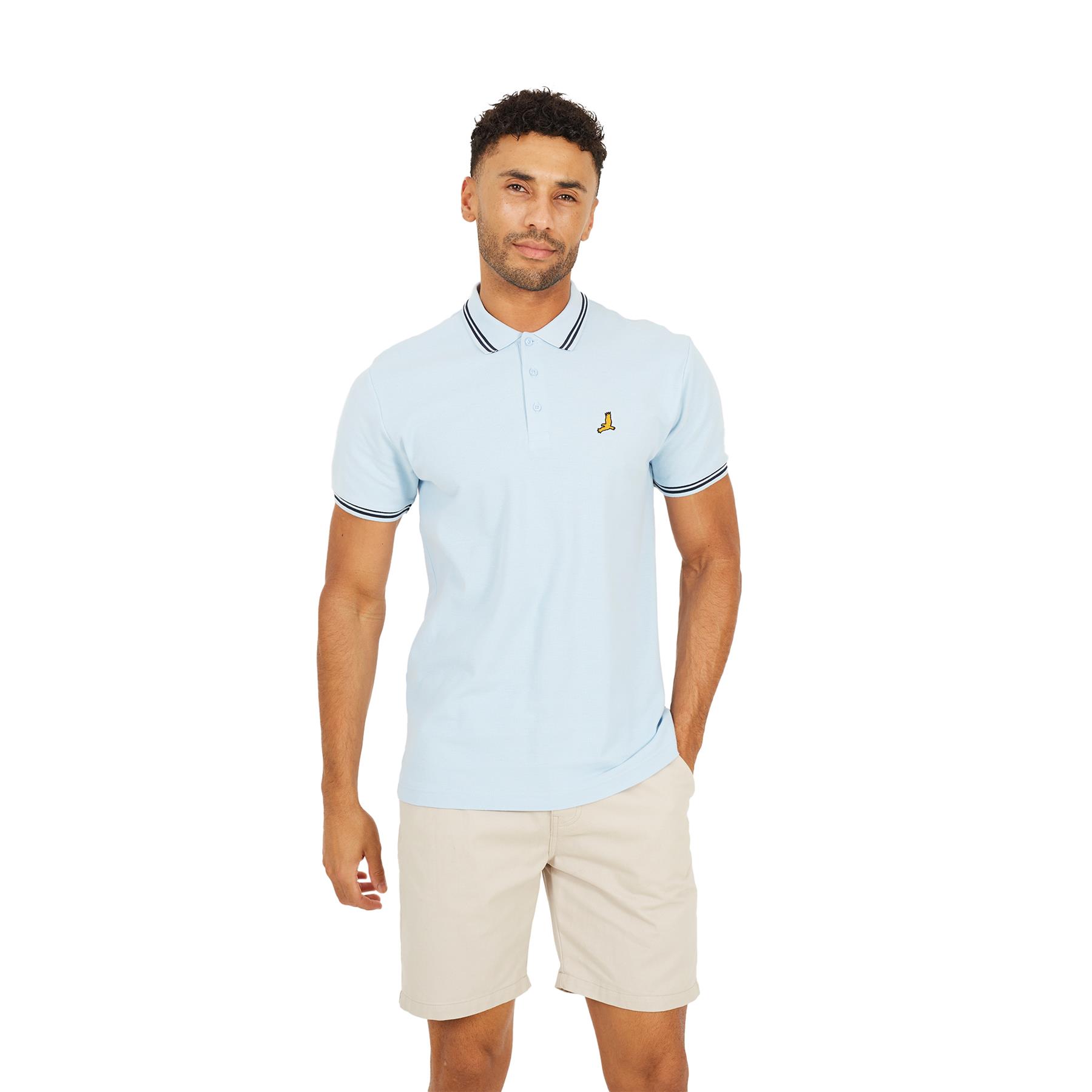 Brave Soul Mens Polo Shirt Short Sleeve 100% Cotton Polo Shirts for Men UK - Picture 30 of 33