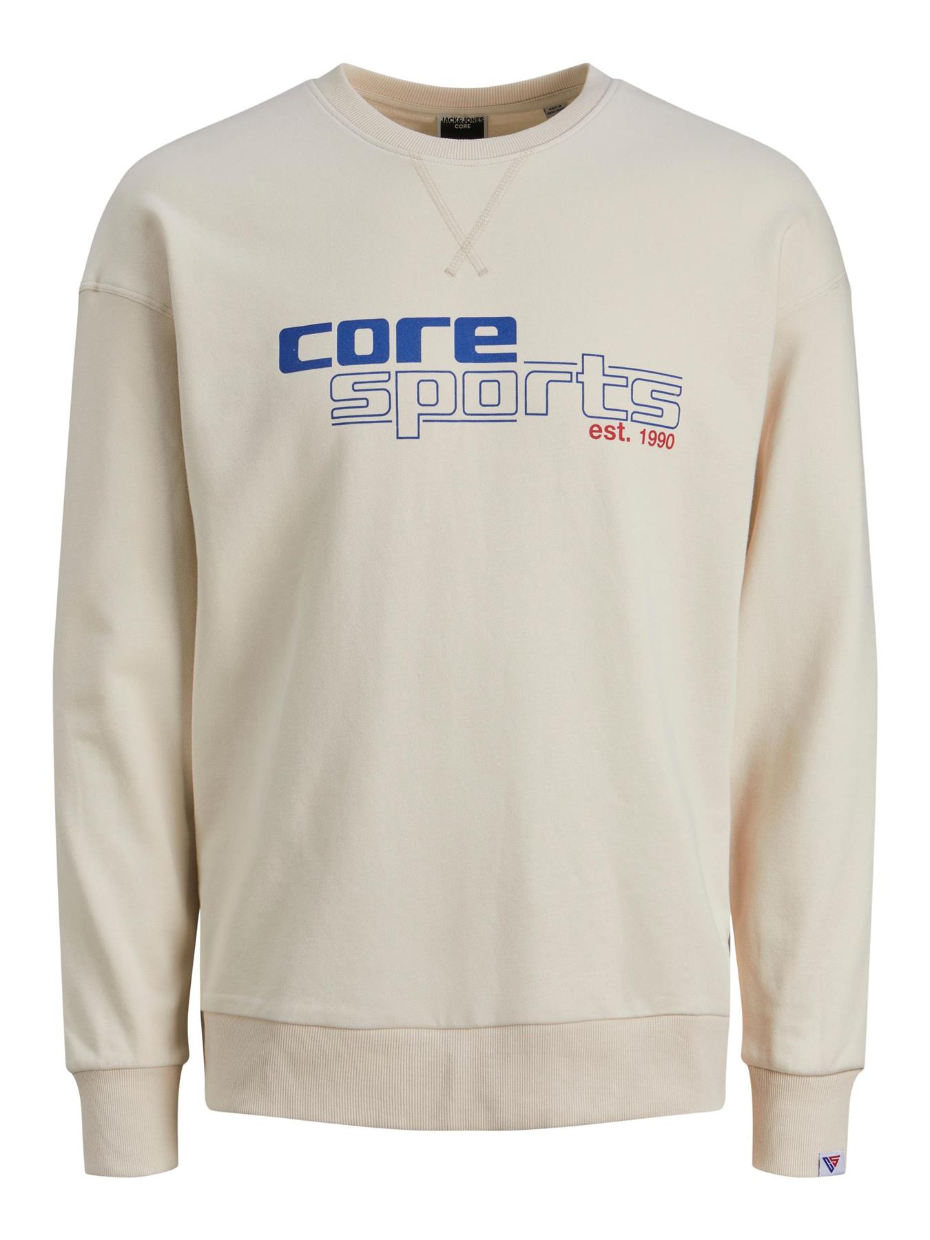Jack & Jones Men's Pullover Sweatshirt Crew Neck Warm Lightweight Sweat Top S-XL - Picture 3 of 8