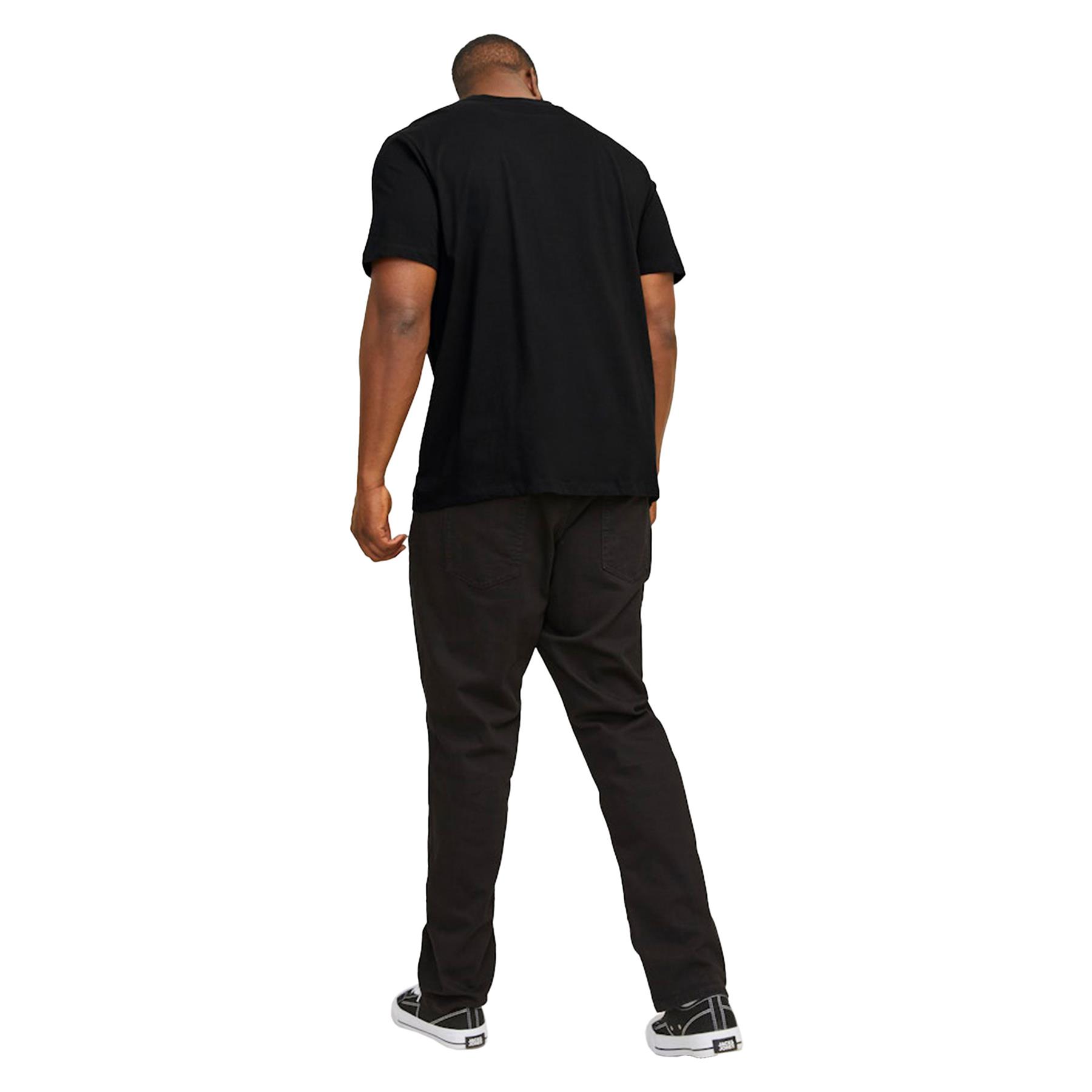 Jack & Jones Mens Plus Size Plain T-Shirt Short Sleeve Casual Cotton Tee for Men - Picture 13 of 29