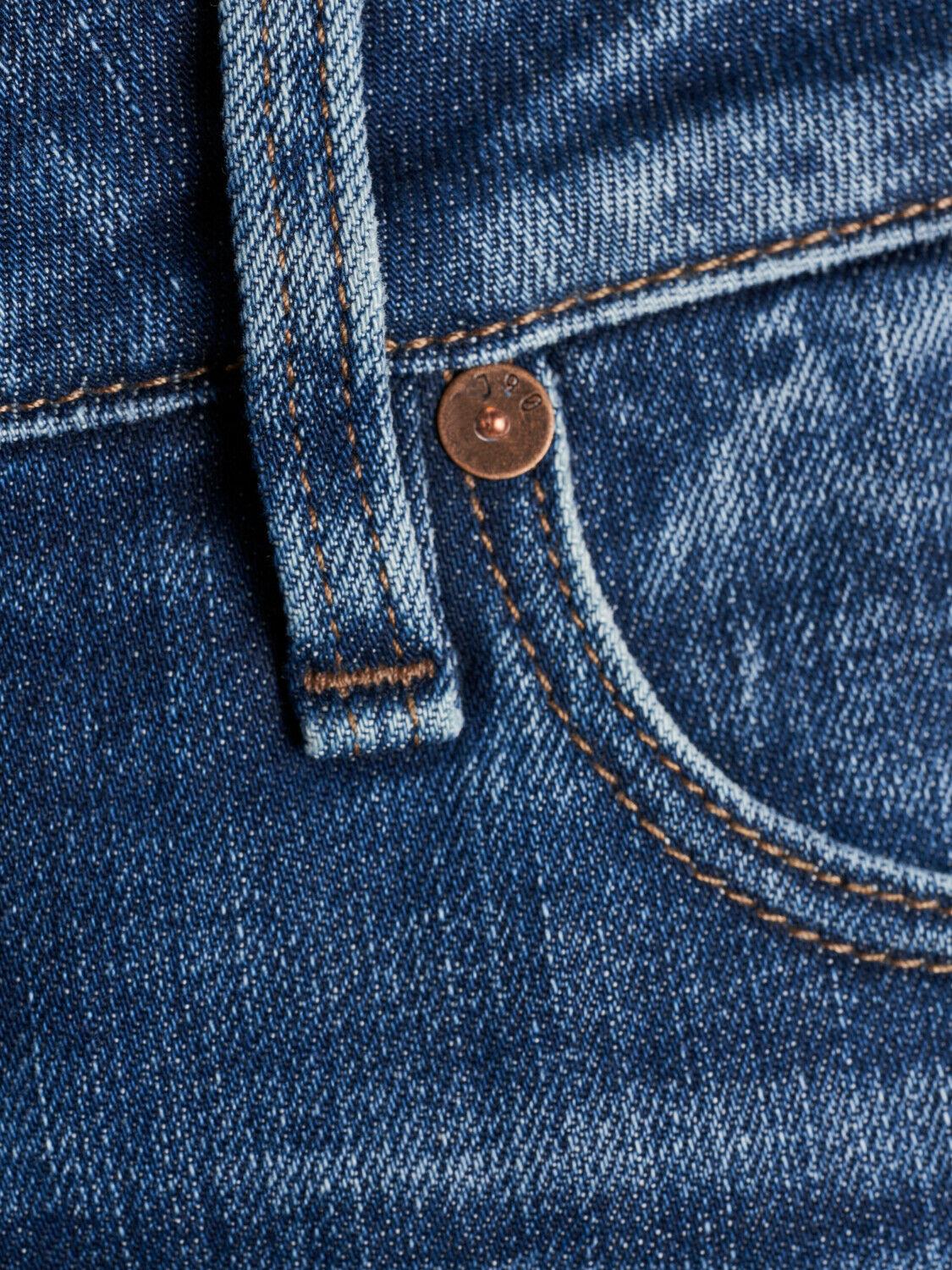 Jack & Jones Men's Big And Tall Jeans Blue 44-54 Regular Fit Denim Work Pants - Picture 8 of 8