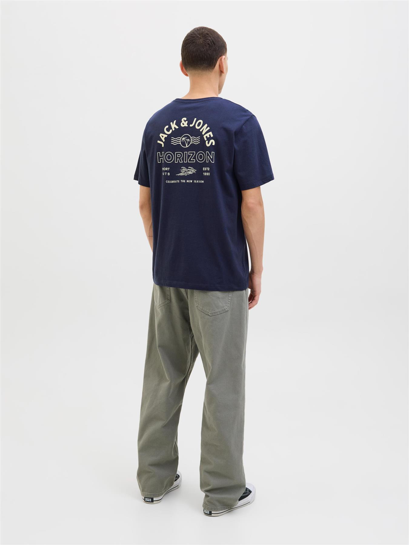 Jack & Jones Men's Tee, Short Sleeve Crew Neck Summer Top T-shirt UK Size S-XXL - Picture 3 of 33