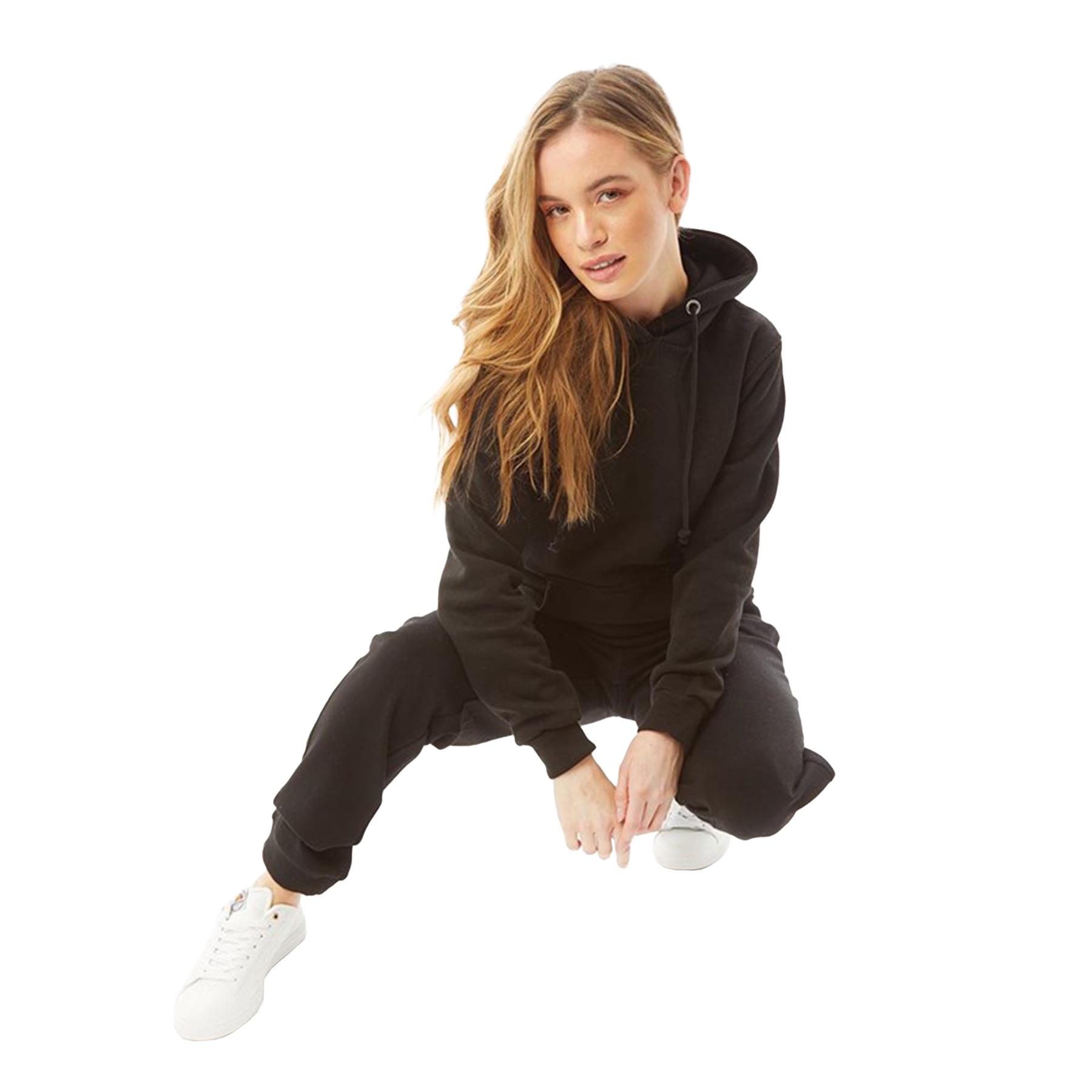 Brave Soul Womens Hoodie with Kangaroo Pocket, Ribbed Cuffs Plain Sweatshirts - Picture 7 of 26
