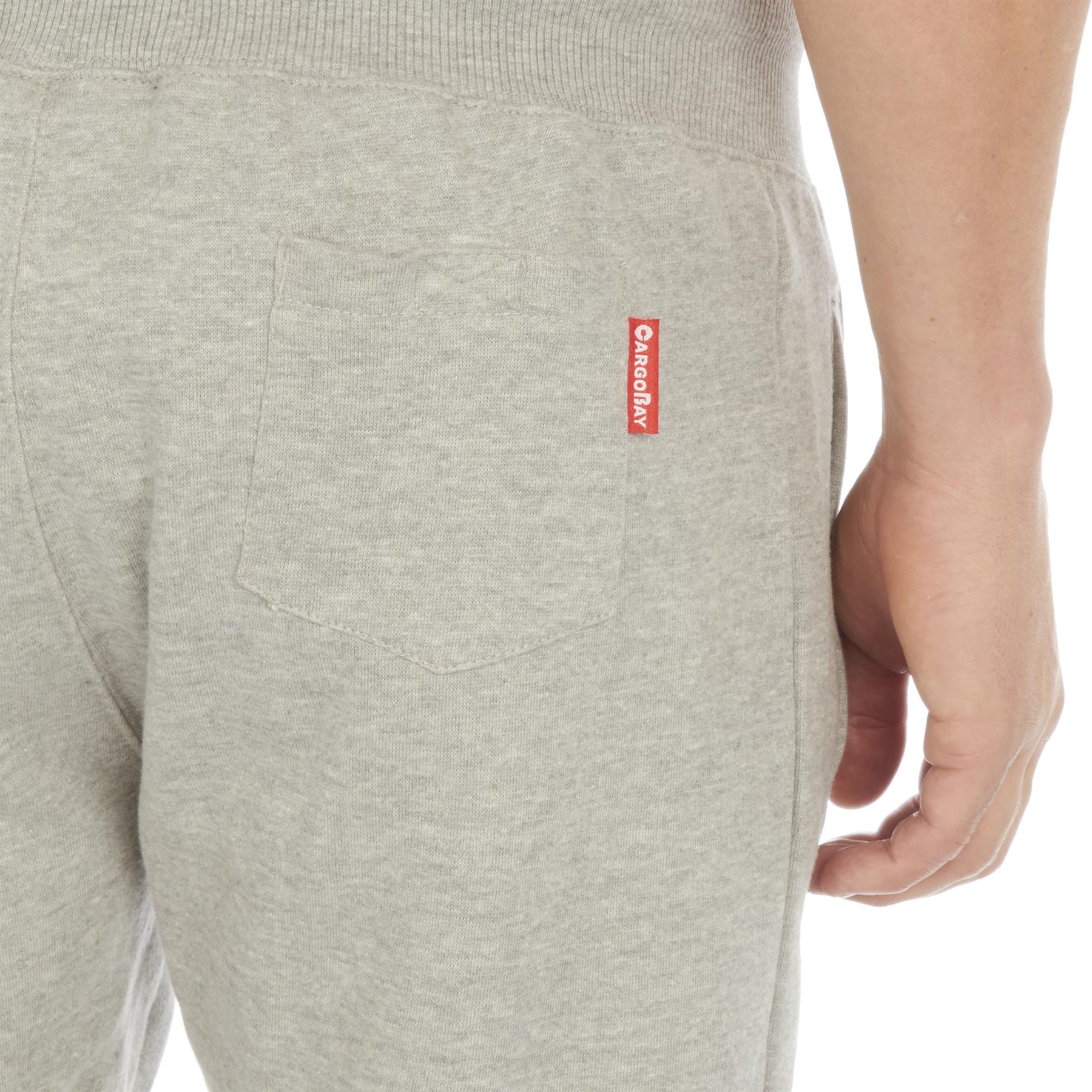 Cargo Bay Men's Sweat Shorts Jogger Gym Casual Drawstring Pockets Men Half Pants - Picture 5 of 11