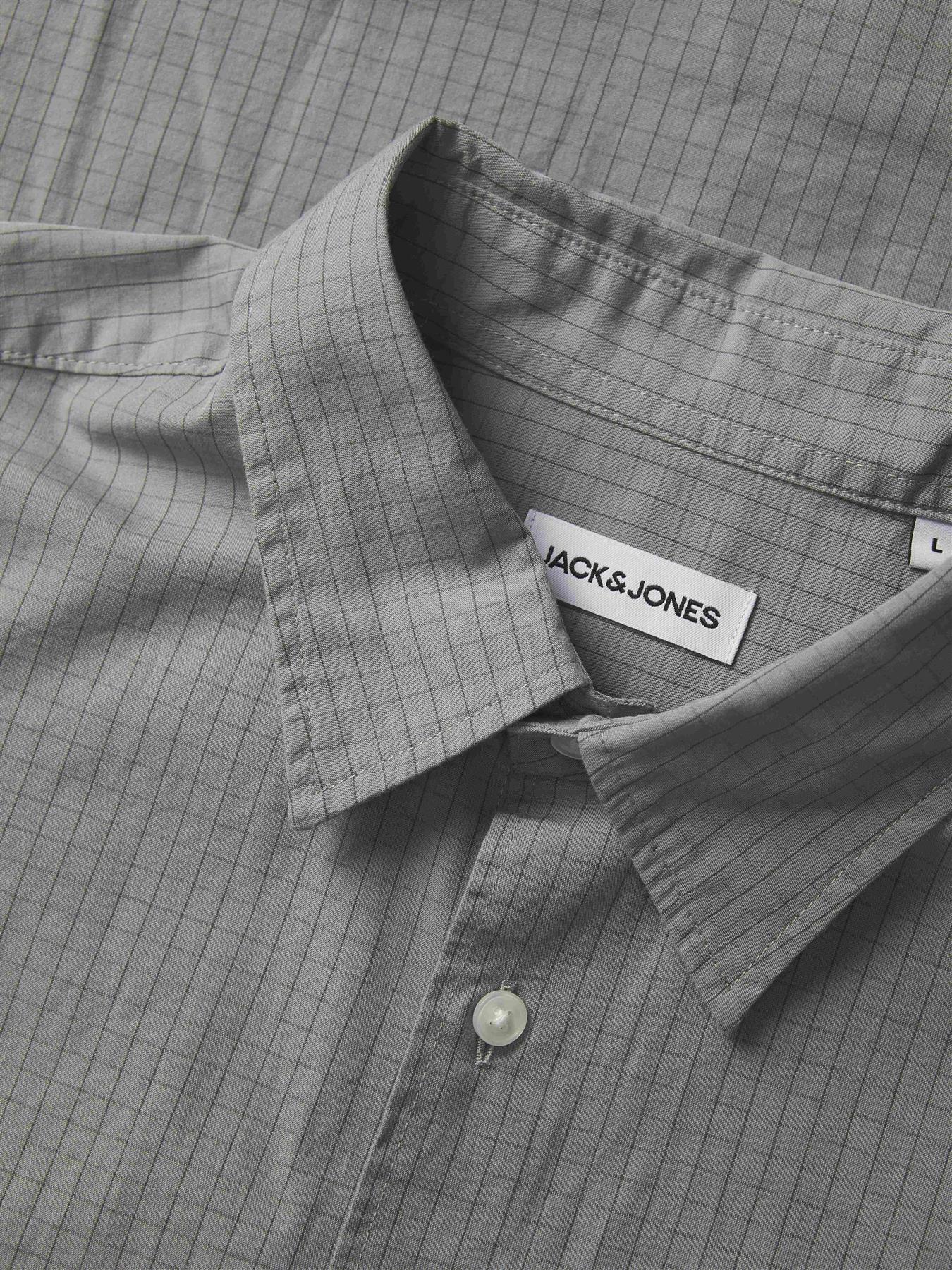 Jack & Jones Mens Cotton Shirts, Full Sleeve Button Down Polo Shirts for Men UK - Picture 4 of 5