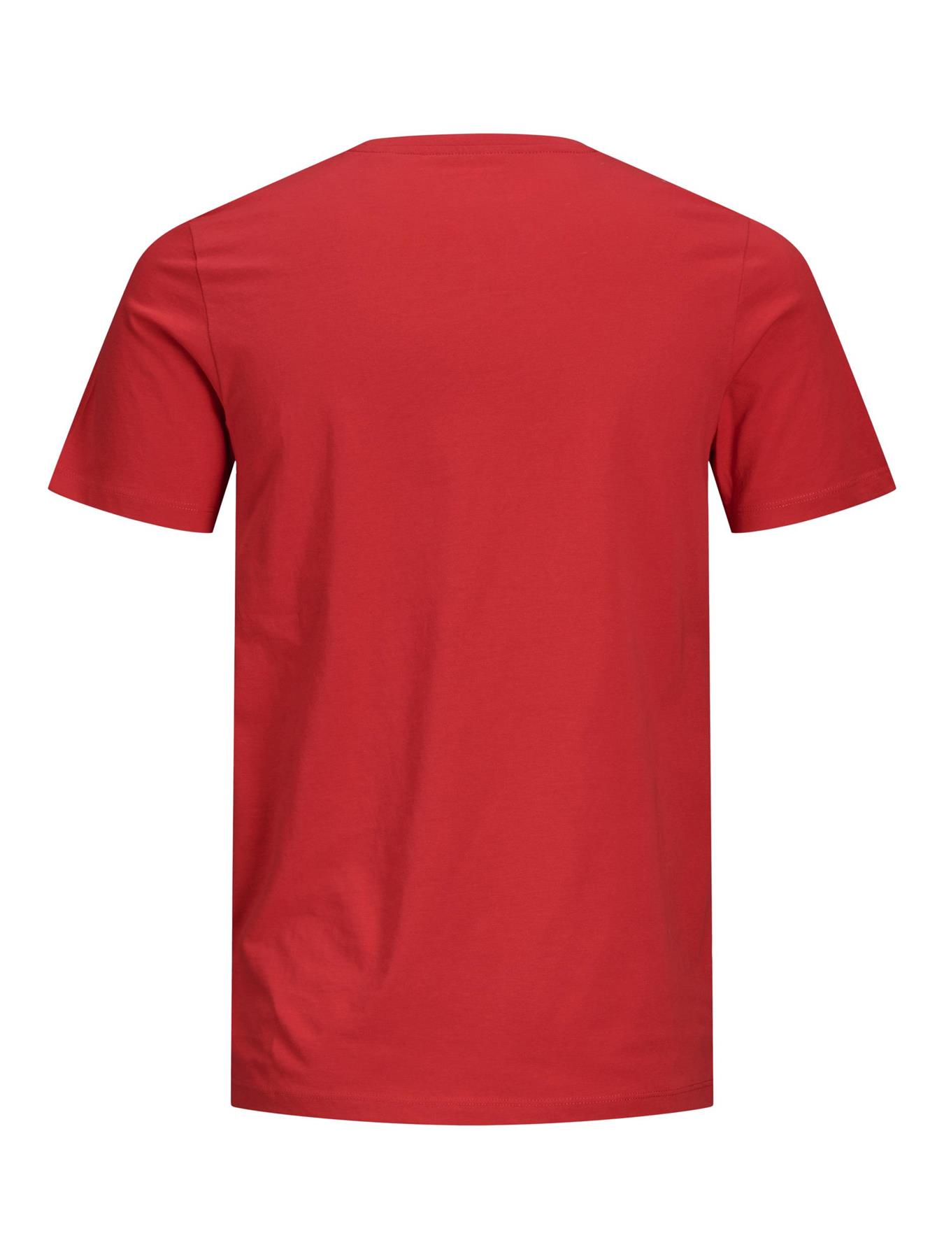 Mens Jack & Jones Logo Printed T shirt Slim Fit Casual Short Sleeve Tee Shirt - Picture 4 of 32