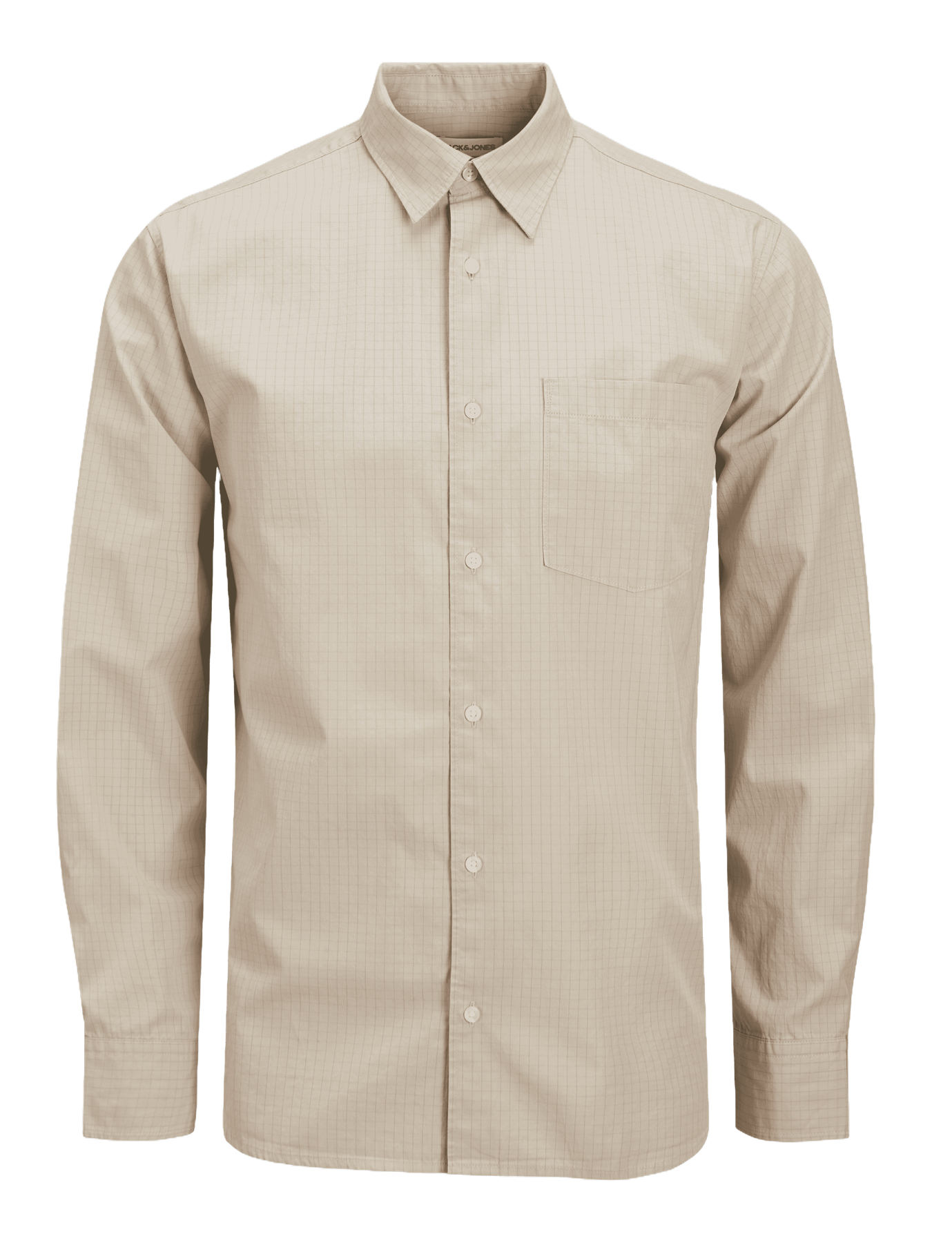 Jack & Jones Mens Cotton Shirts, Full Sleeve Button Down Polo Shirts for Men UK - Picture 5 of 5