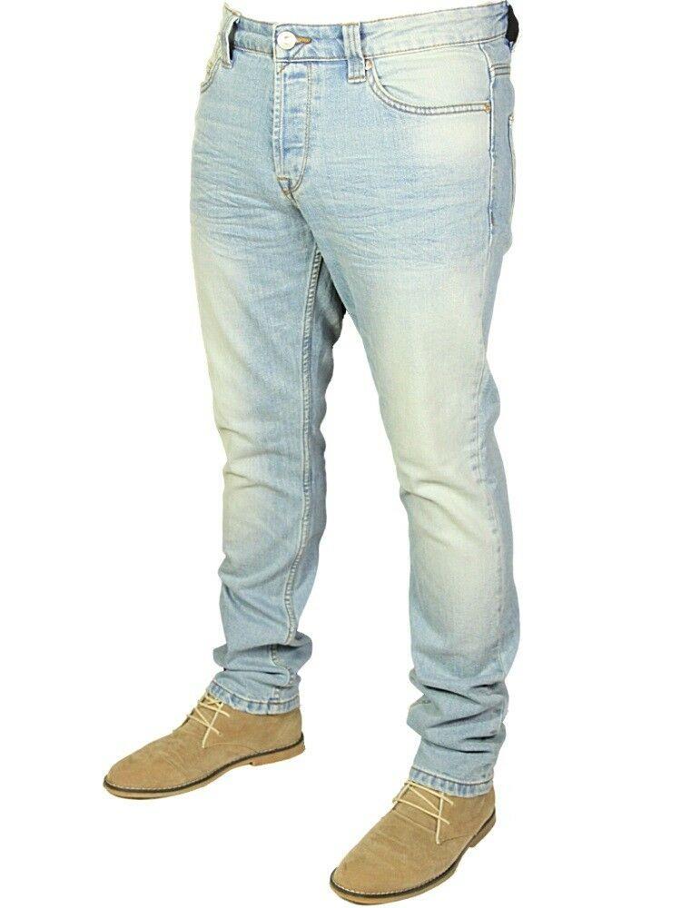 Pantalones de mezclilla inteligentes informales elásticos informales de pierna recta para hombre Only and Sons de ajuste ajustado - Imagen 9 de 10
