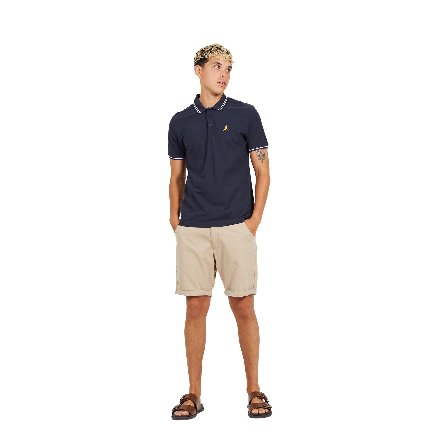 Brave Soul Mens Polo Shirt Short Sleeve 100% Cotton Polo Shirts for Men UK - Picture 21 of 33