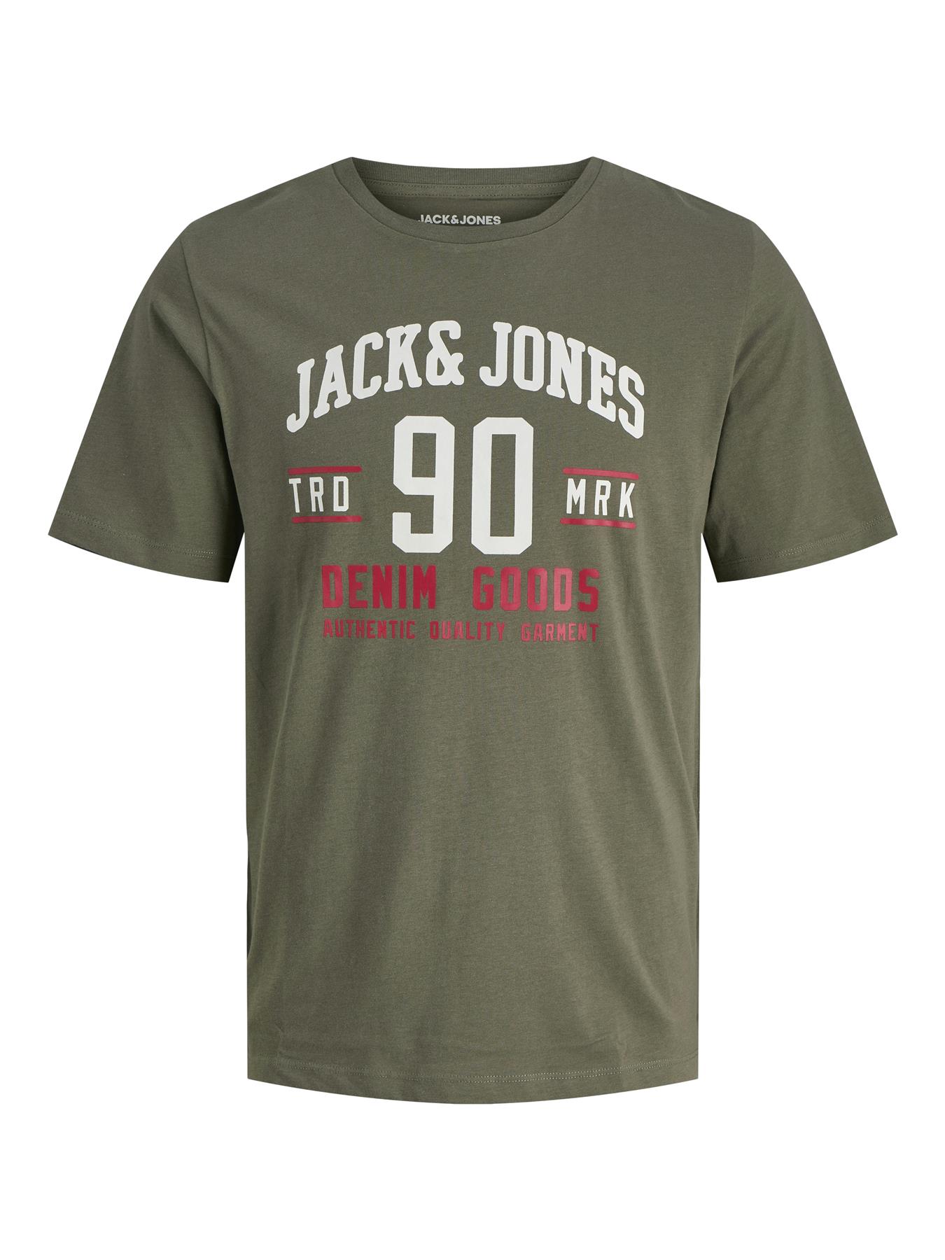 Jack & Jones Mens Multipack T-shirts Short Sleeve Crew Neck T-Shirt, Pack of 3 - Picture 11 of 11