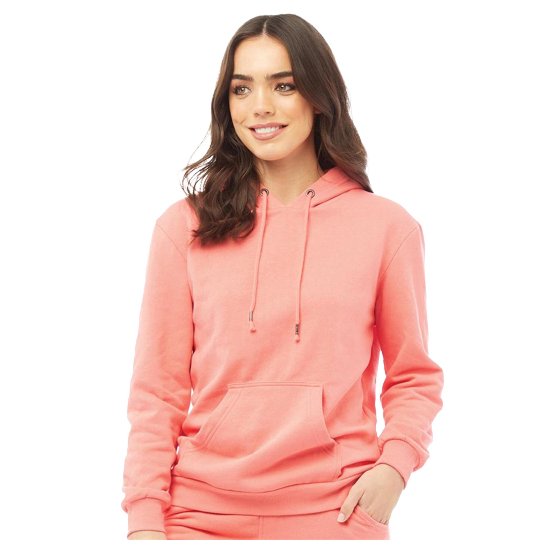 Brave Soul Womens Hoodie with Kangaroo Pocket, Ribbed Cuffs Plain Sweatshirts - Picture 24 of 26