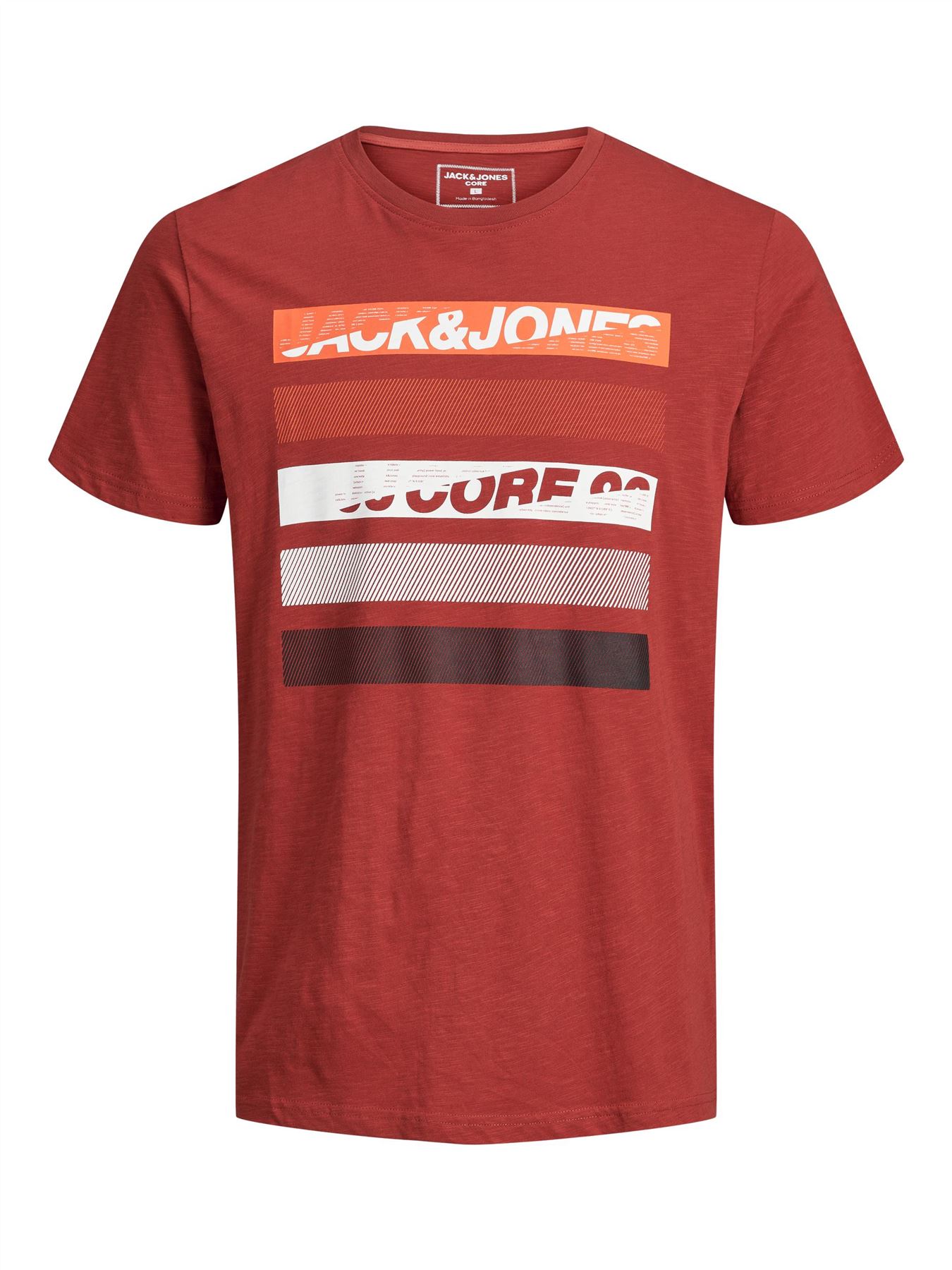 Men's Jack & Jones T-Shirts Regular Fit Short Sleeved Casual Cotton Logo Tee - Picture 11 of 13