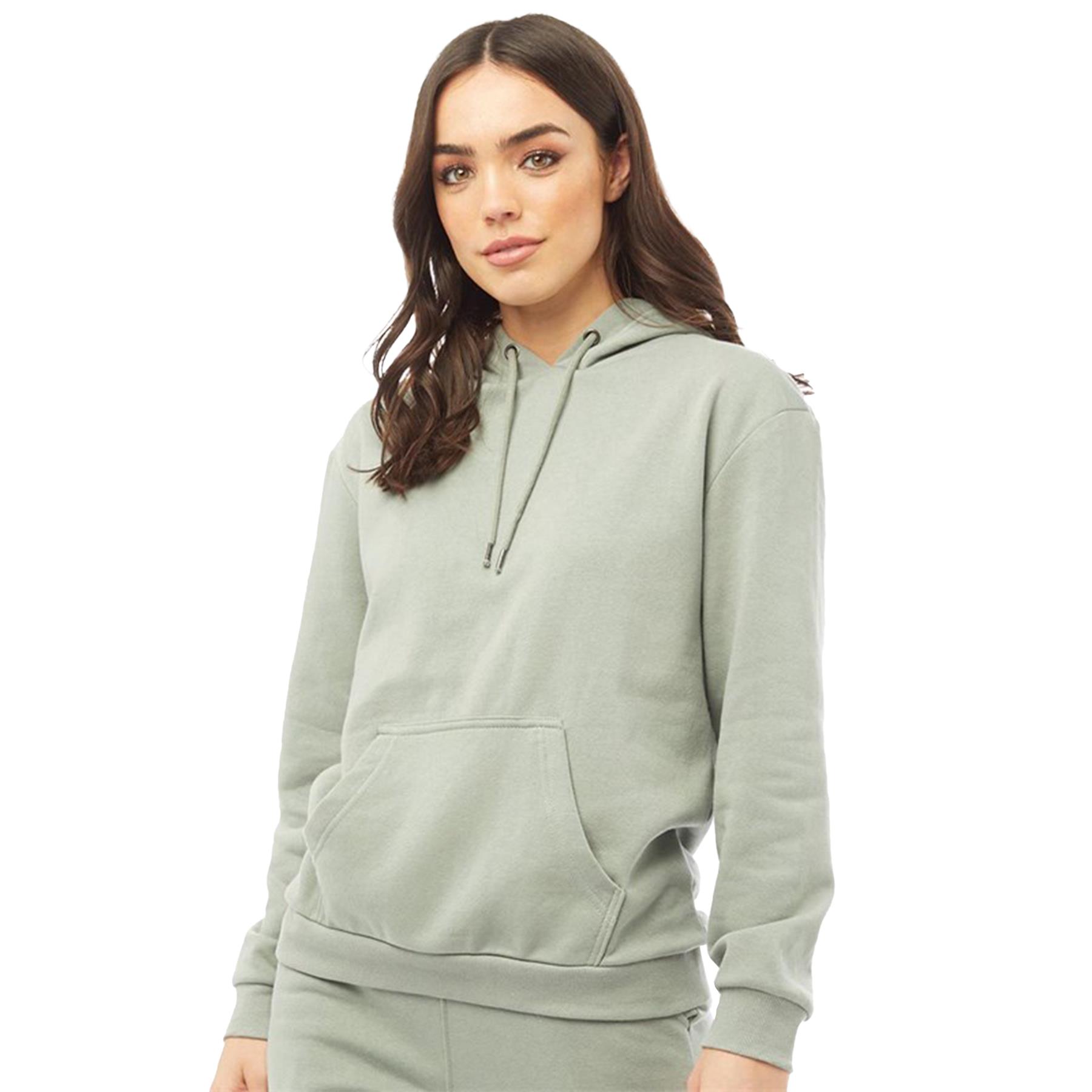 Brave Soul Womens Hoodie with Kangaroo Pocket, Ribbed Cuffs Plain Sweatshirts - Picture 19 of 26